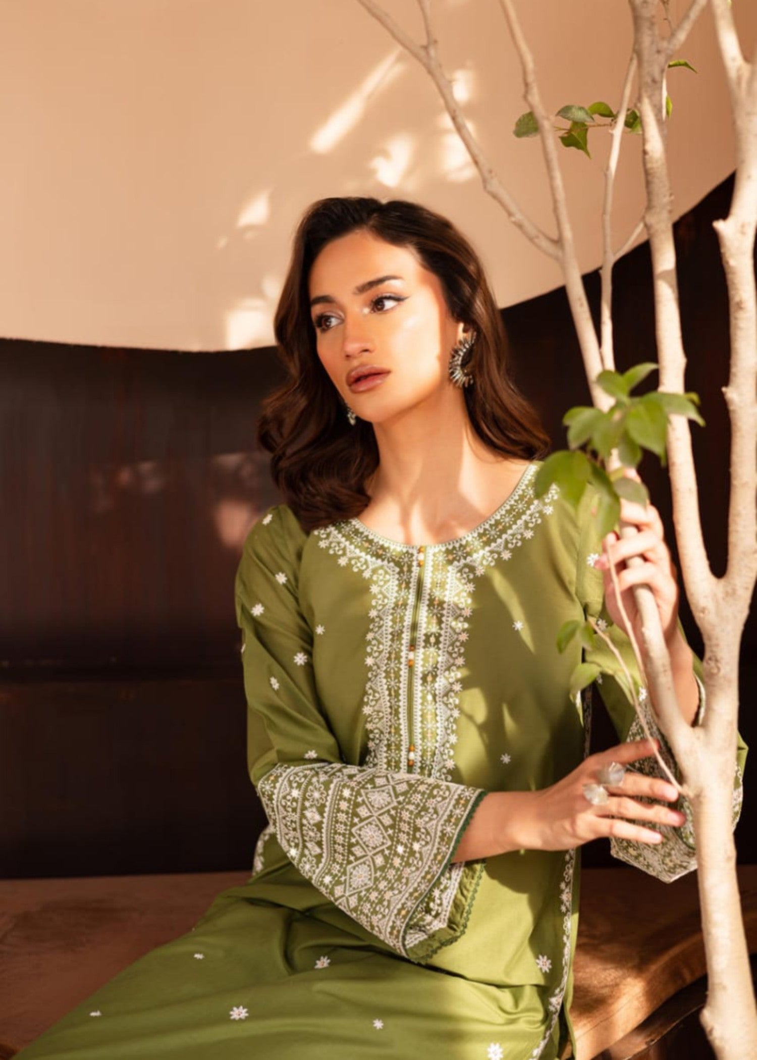 Shehroz Fashion MOON LAWN EMBROIDERY DRESS Women 2pcs