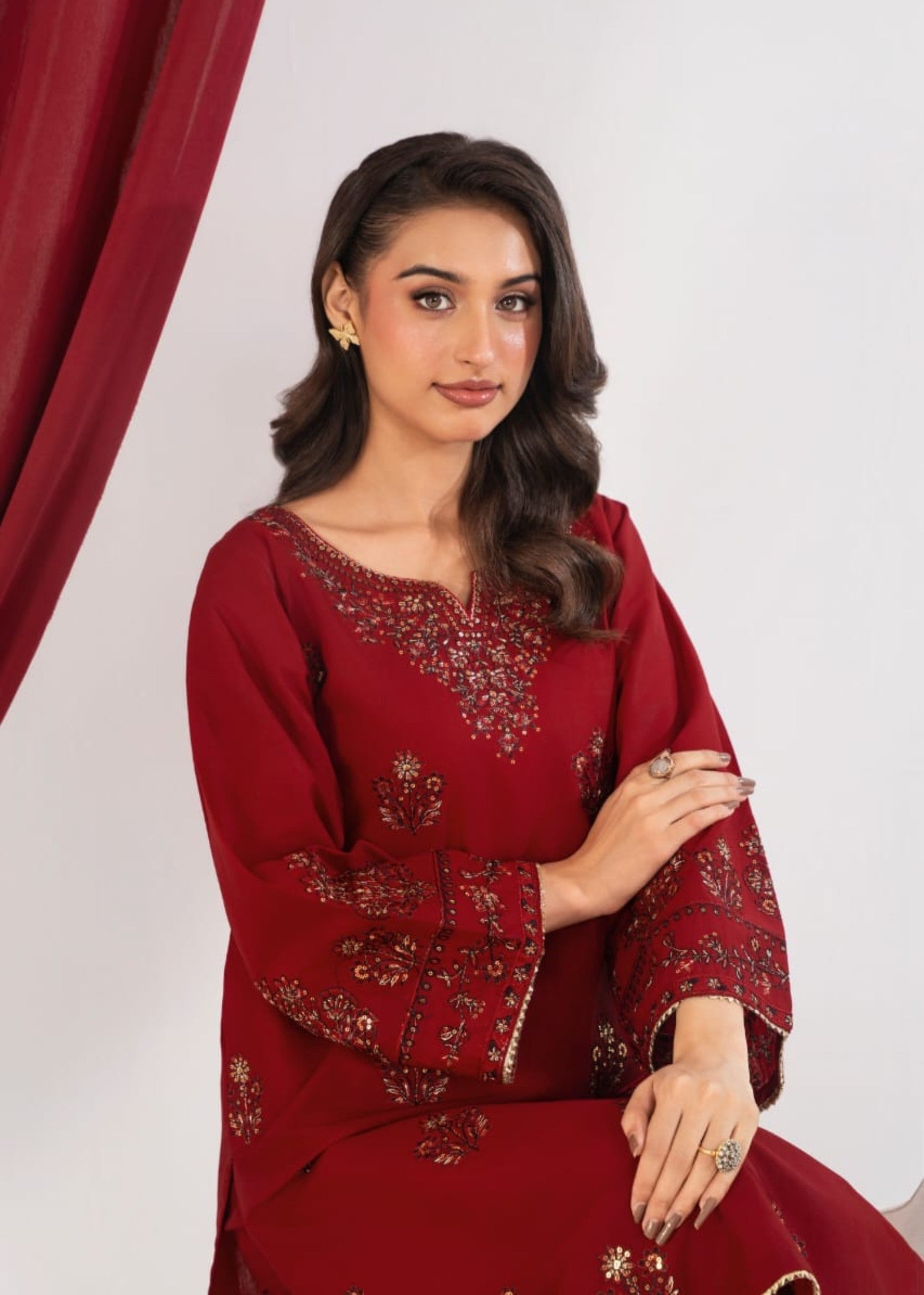 Shehroz Fashion ARZOO LAWN EMBROIDERY DRESS Women 2pcs