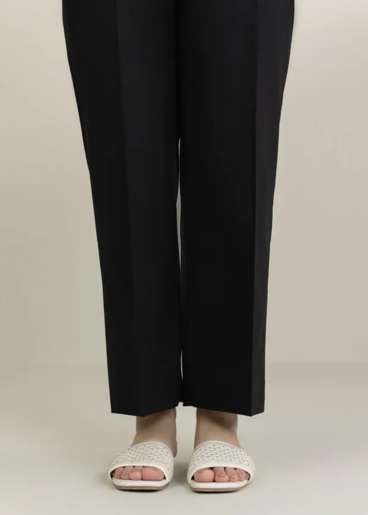 The Turkish Wear Basic Black Trousers Women 1pcs