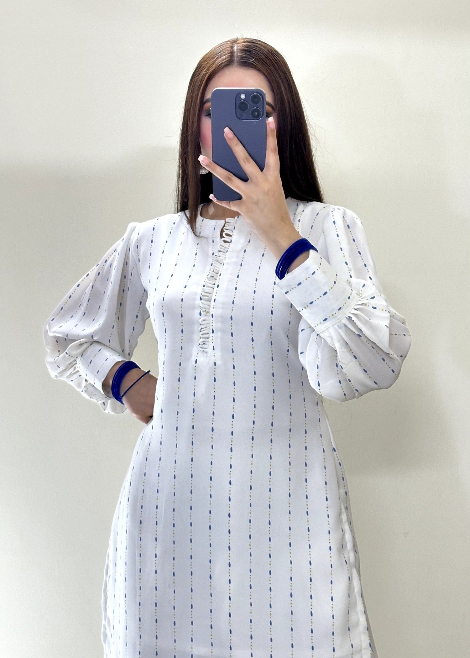 Fashion Trends 4 U Snow White farshi shalwar Women 3pcs