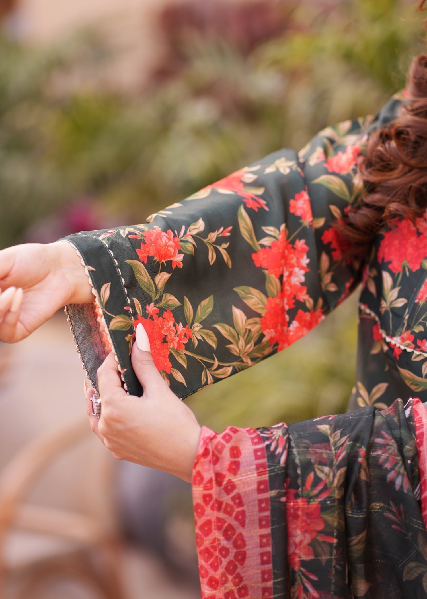 Ayesha B bottlegreen (seema) Women 3pcs