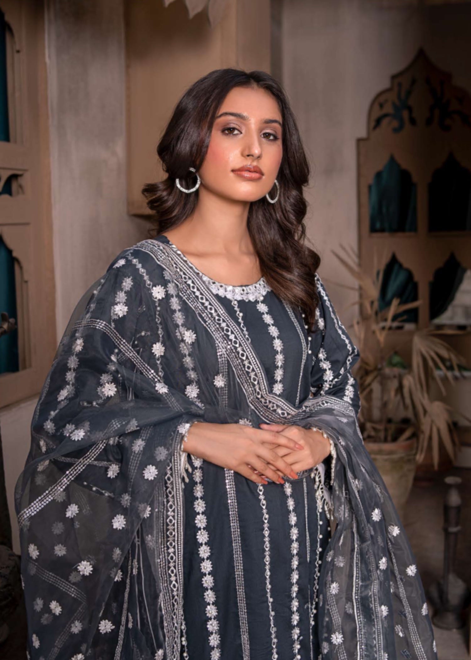 Suits By Sadia CHARCOAL BLACK LAWN X Women 3pcs