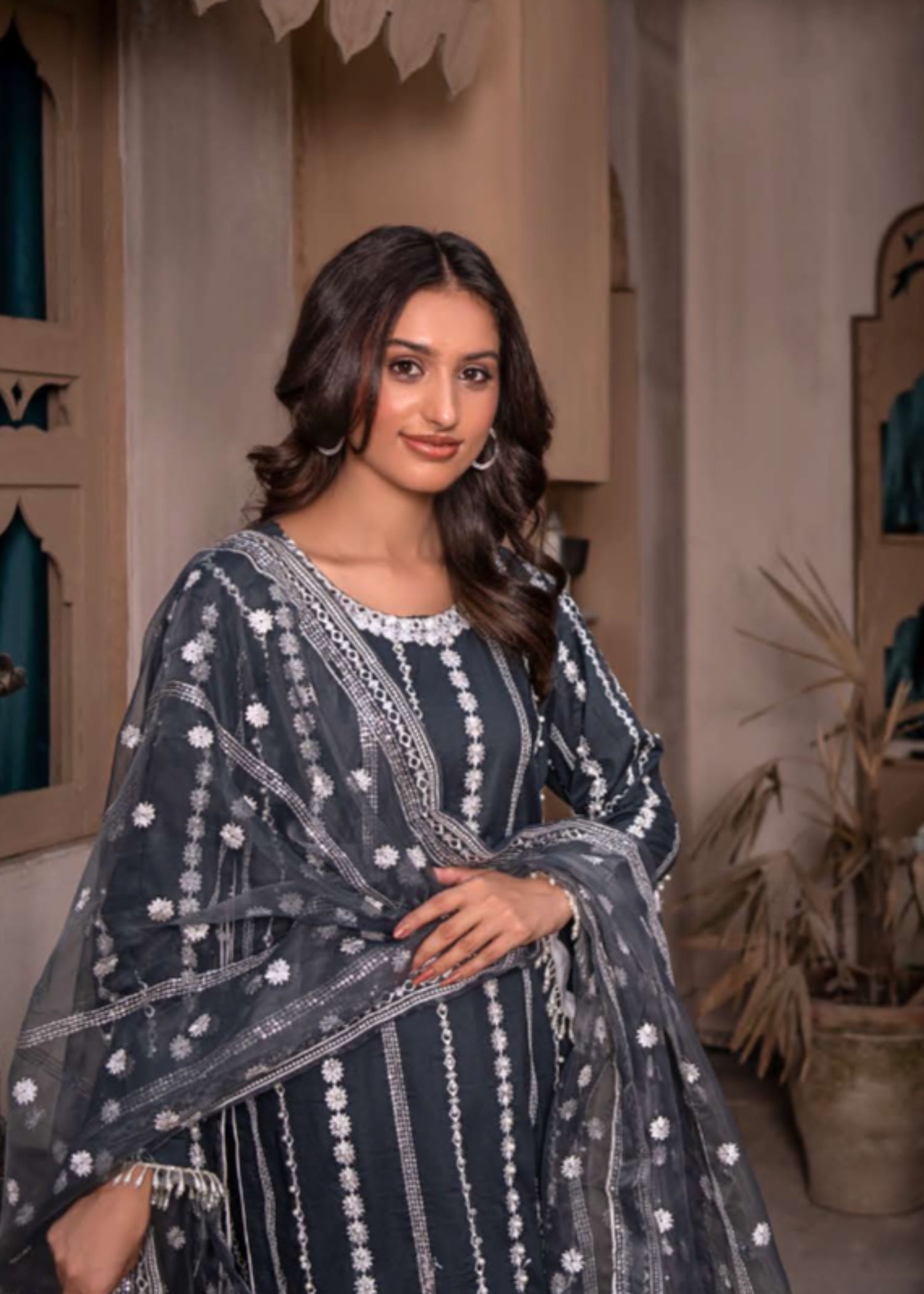 Suits By Sadia CHARCOAL BLACK LAWN X Women 3pcs