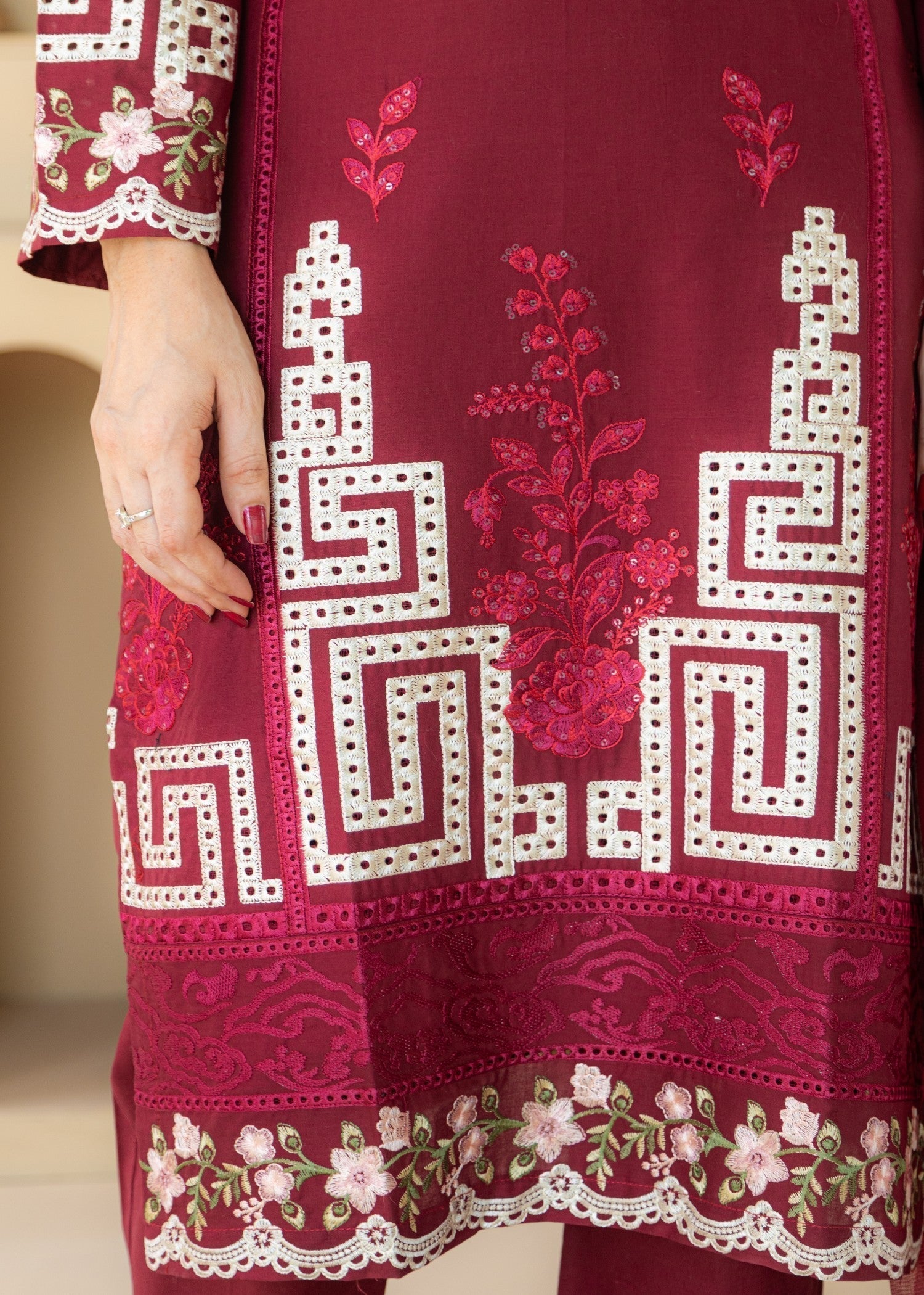 Ameena Official Azureh Zarqash Women 3pcs