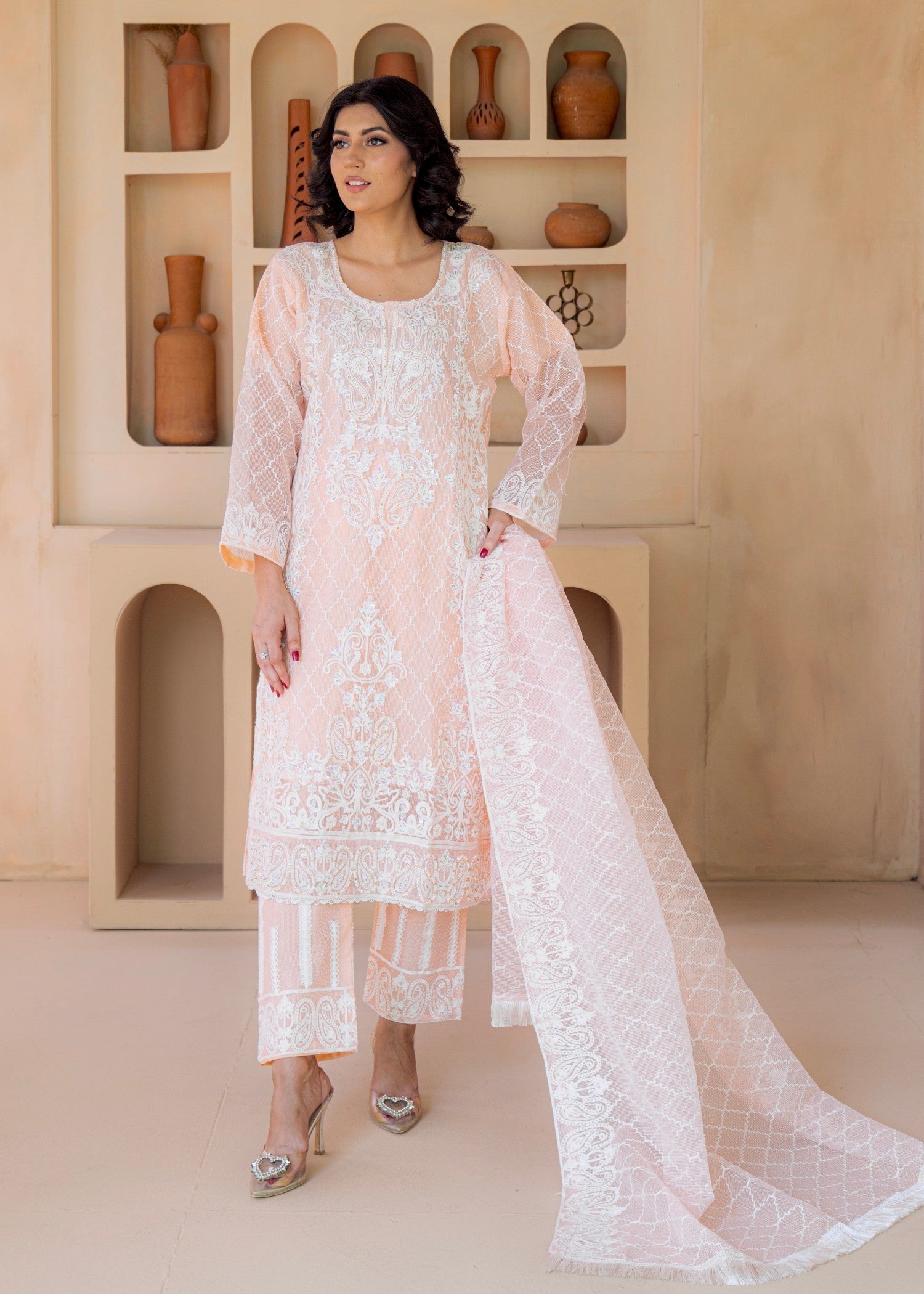 Ameena Official Laila Zarqash Women 3pcs