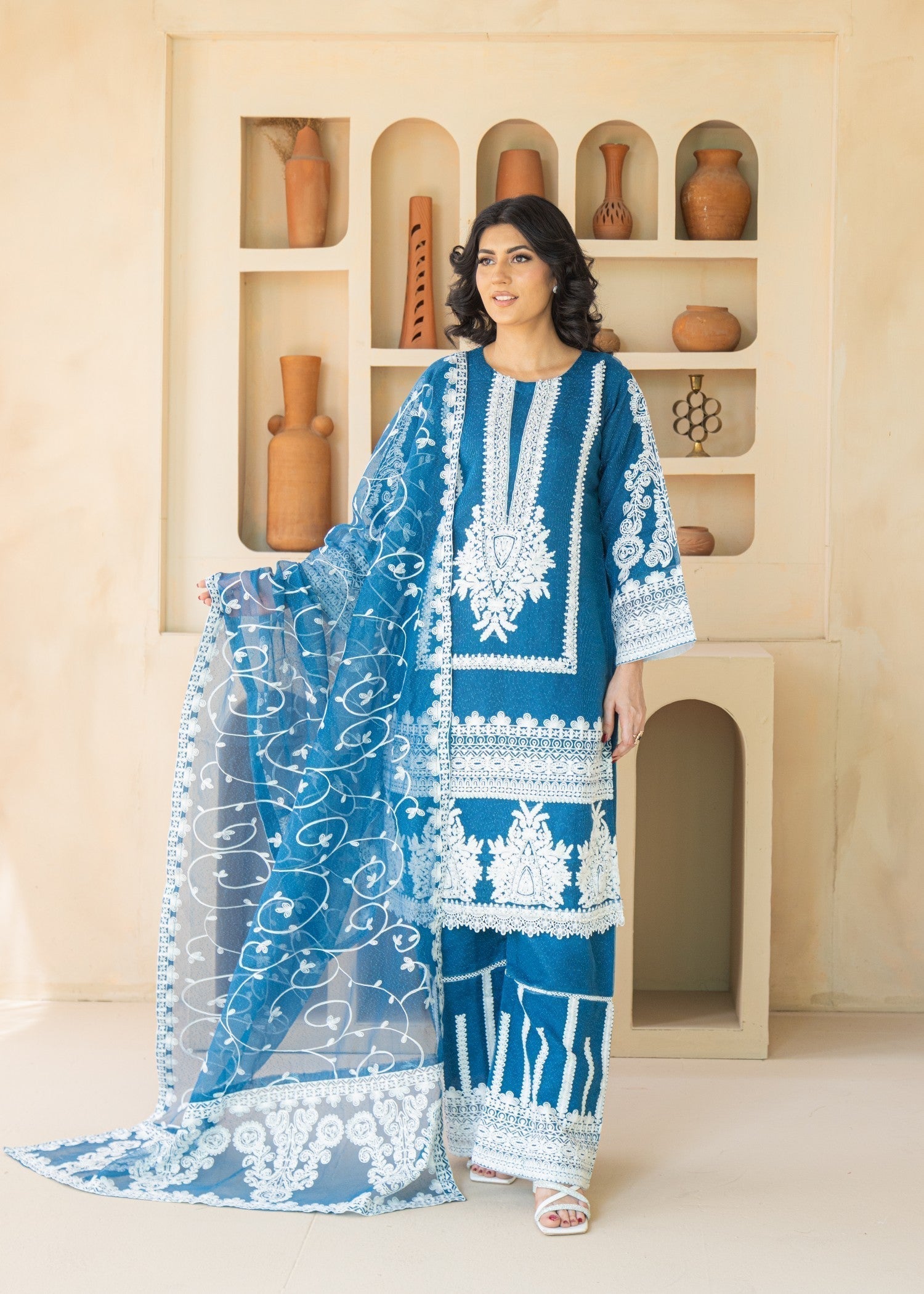 Ameena Official Sahar Zarqash Women 3pcs