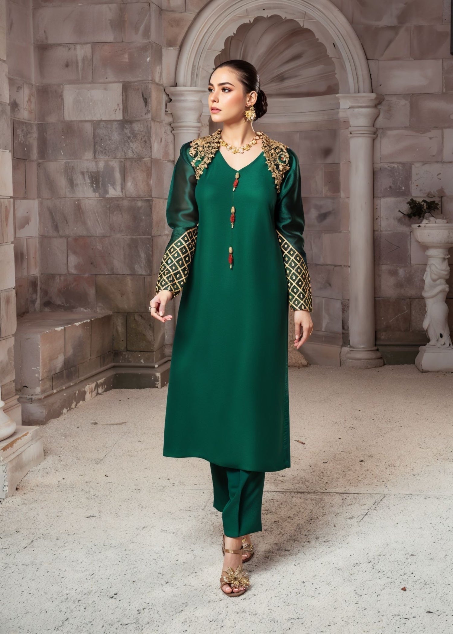 Ridah Naeem Castleton Green Opulence Women 3pcs