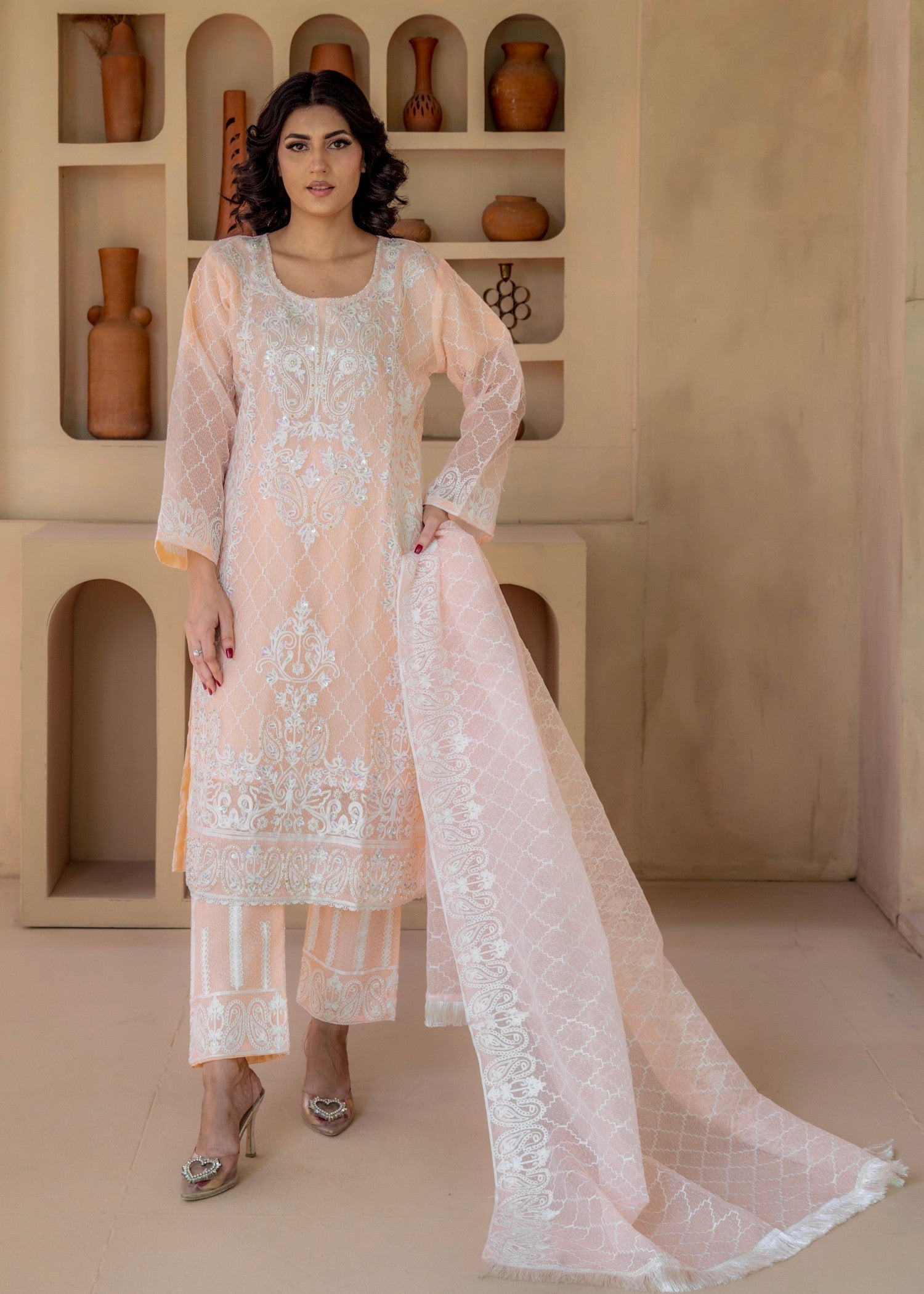 Ameena Official Laila Zarqash Women 3pcs