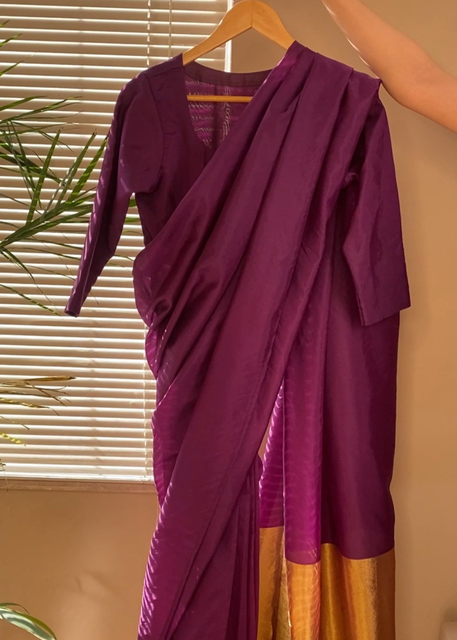 Noroz Indigo No minute Saree Women 3pcs