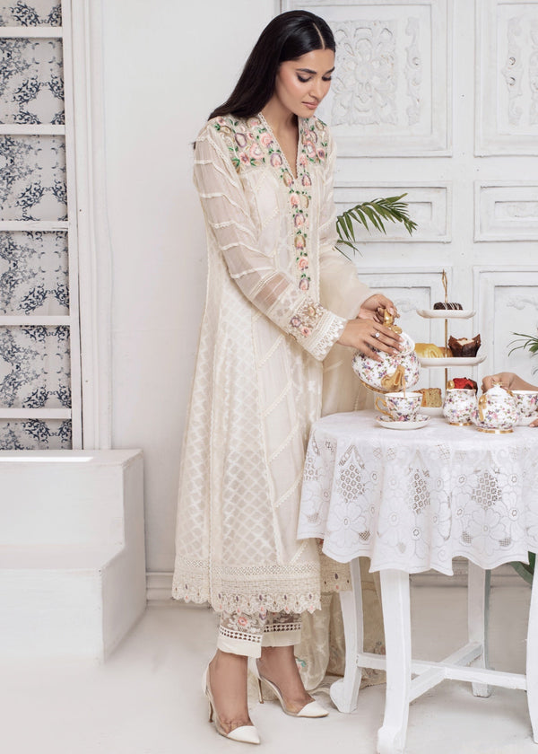 Ridah Naeem Ivory Elegance Opulence Women 2pcs