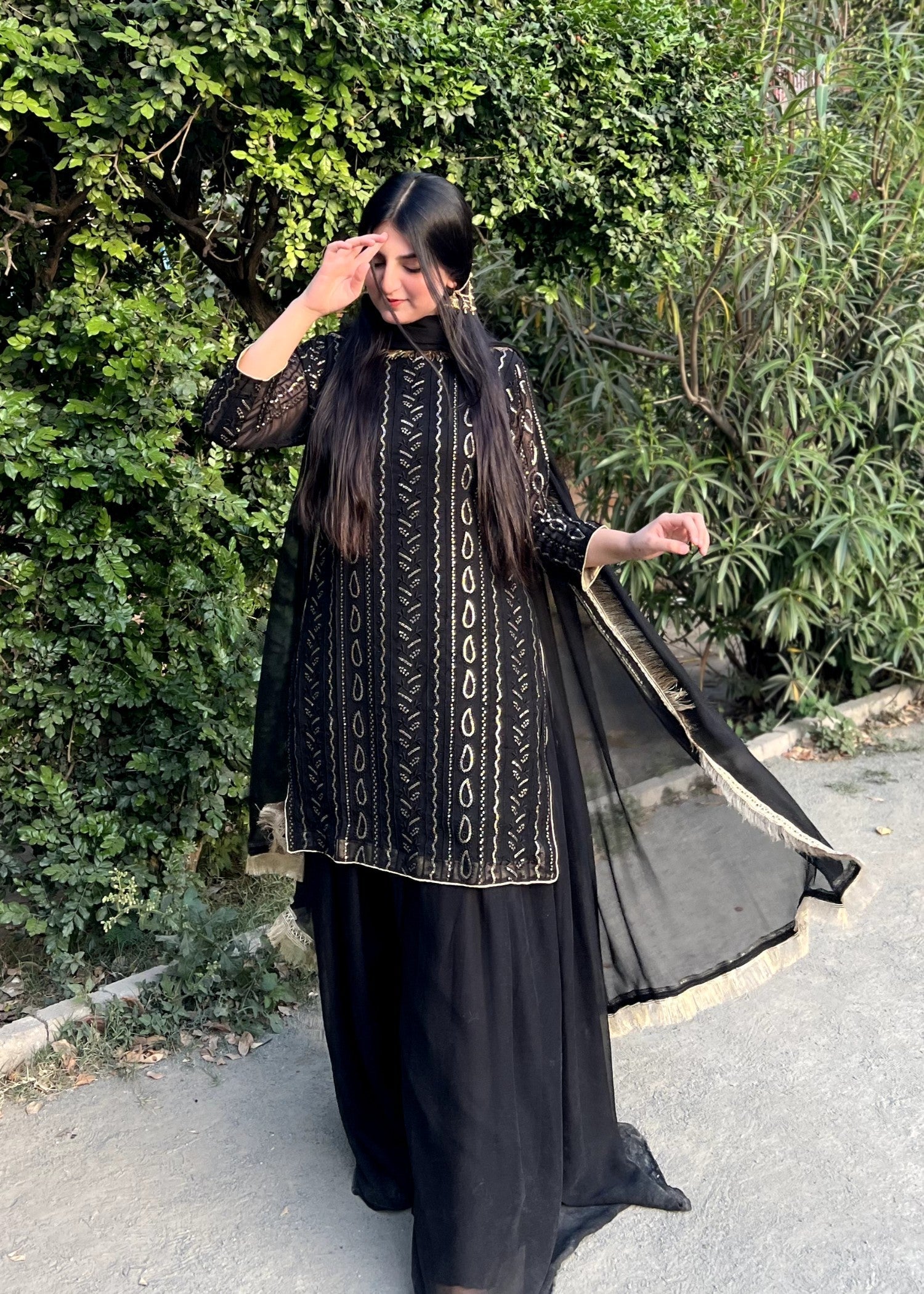 Fashion Trends 4 U Black Rani Women 3pcs