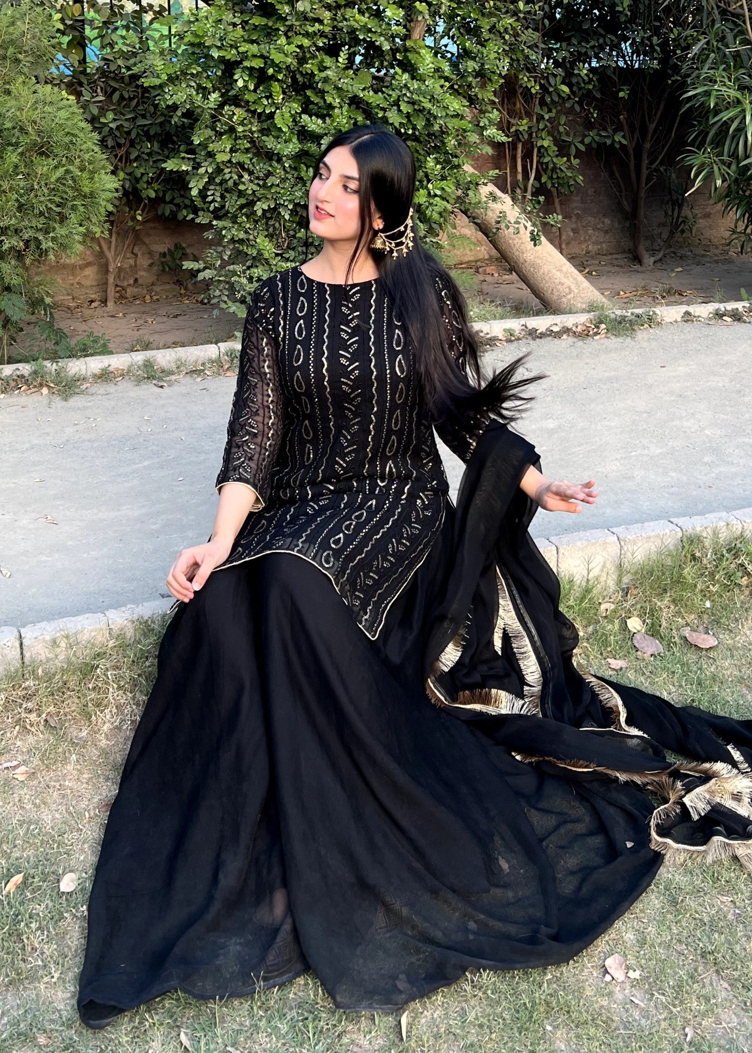 Fashion Trends 4 U Black Rani Women 3pcs