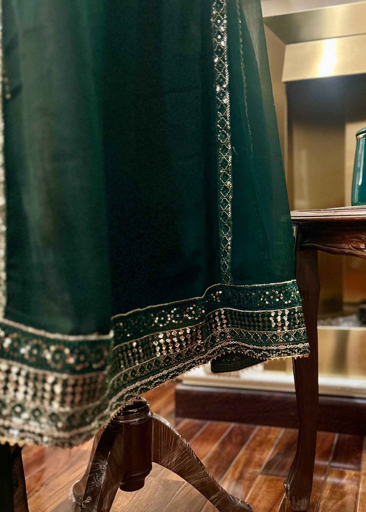 Abana Gulnaz Green Chiffon Women 3pcs