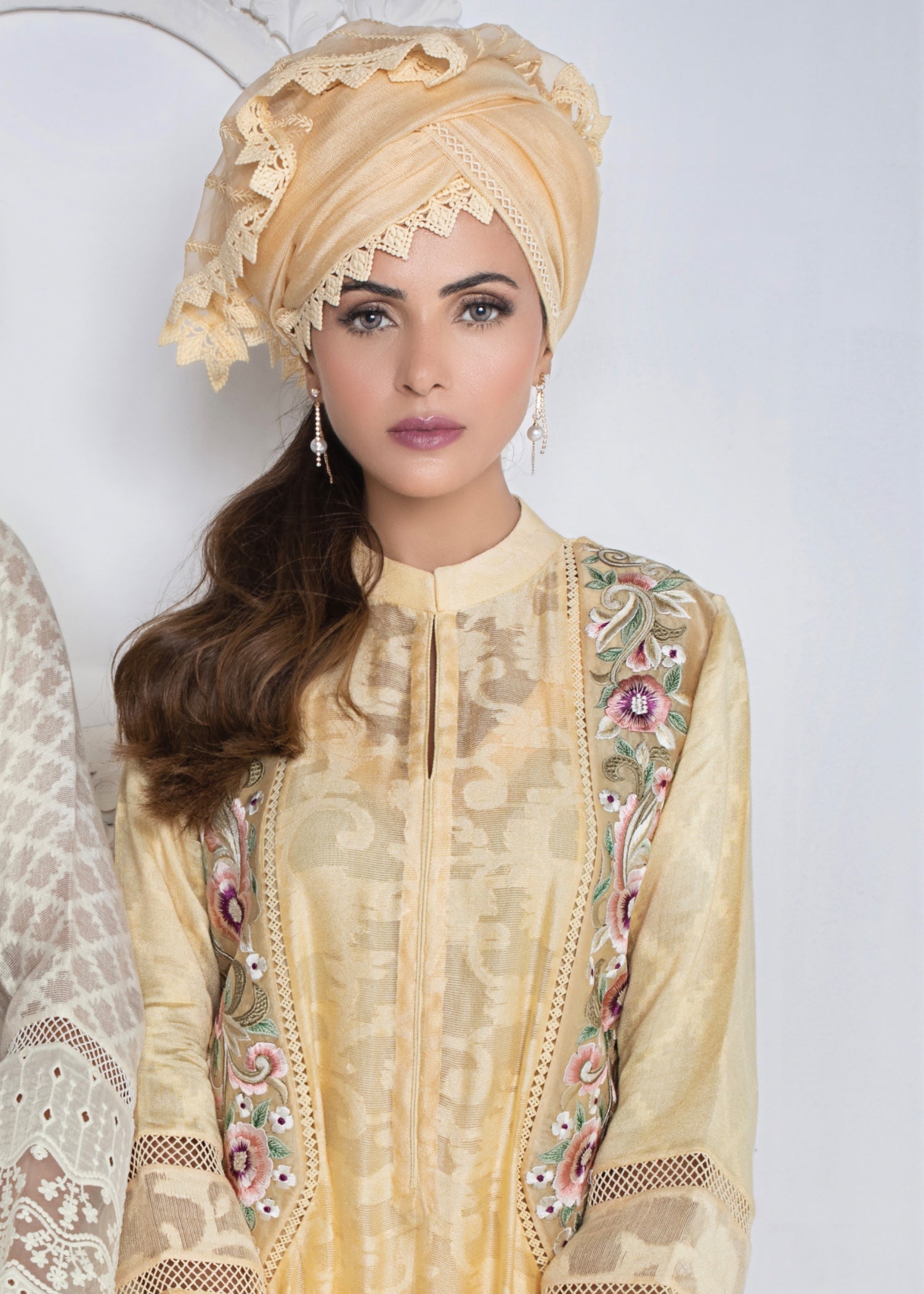 Ridah Naeem Ochre Blossoms Women 2pcs