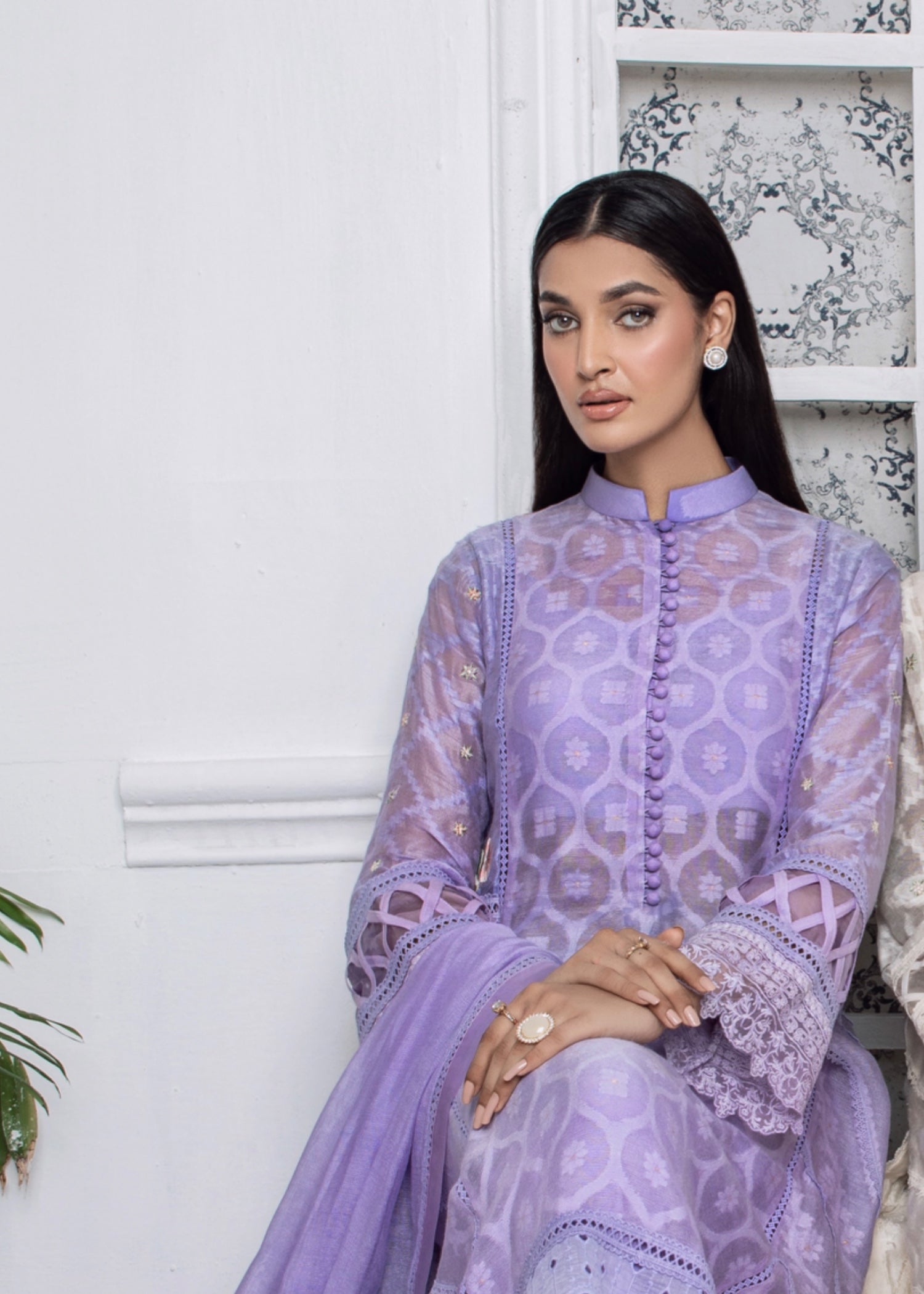 Ridah Naeem Lavender Chic Women 2pcs