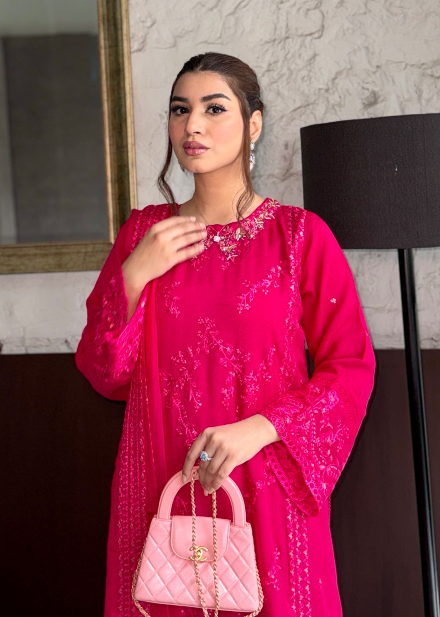Ayesha B pink (aima) Women 3pcs