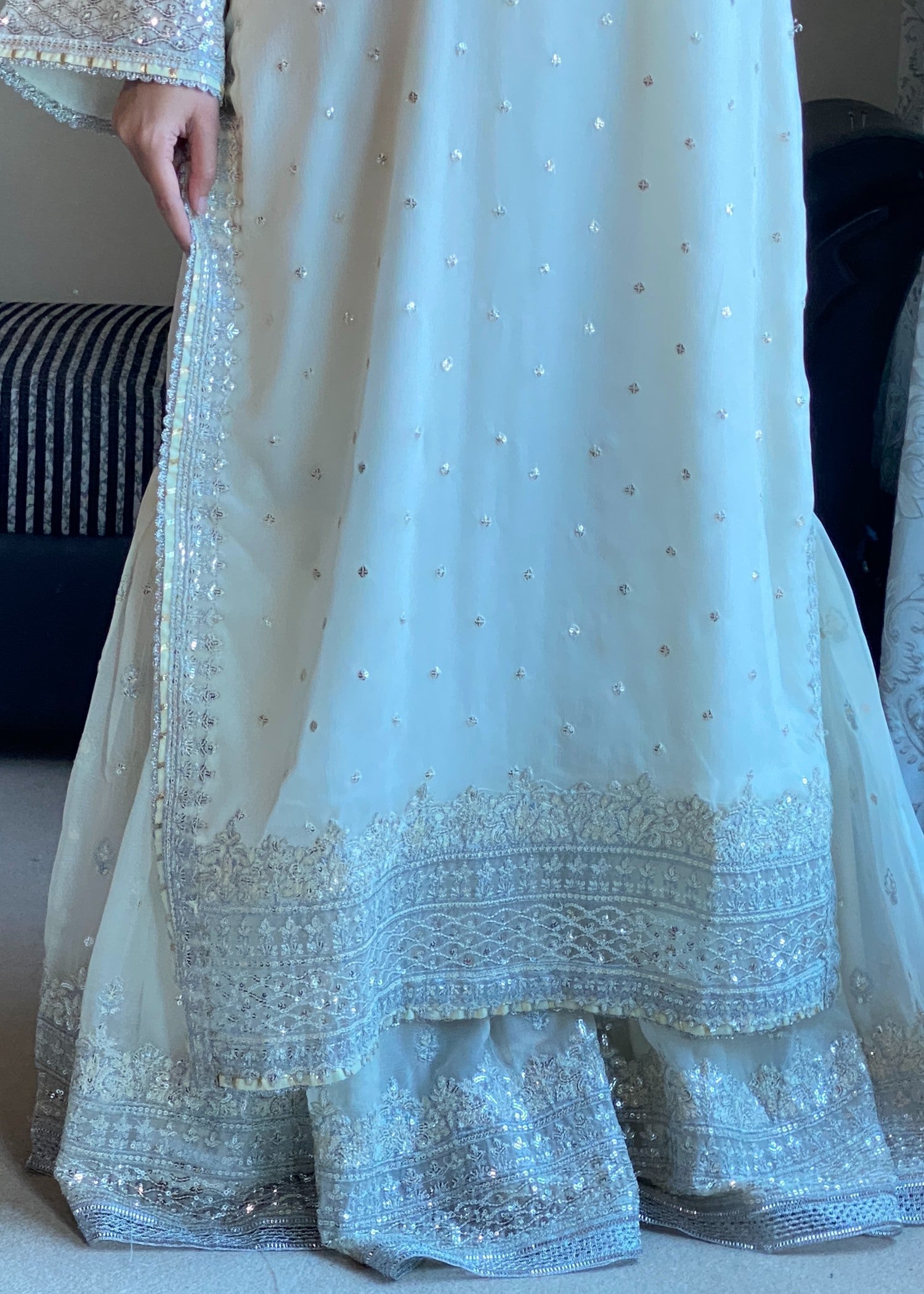 Four Season Boutique HASEENS FARSHY CREAM Women 3pcs