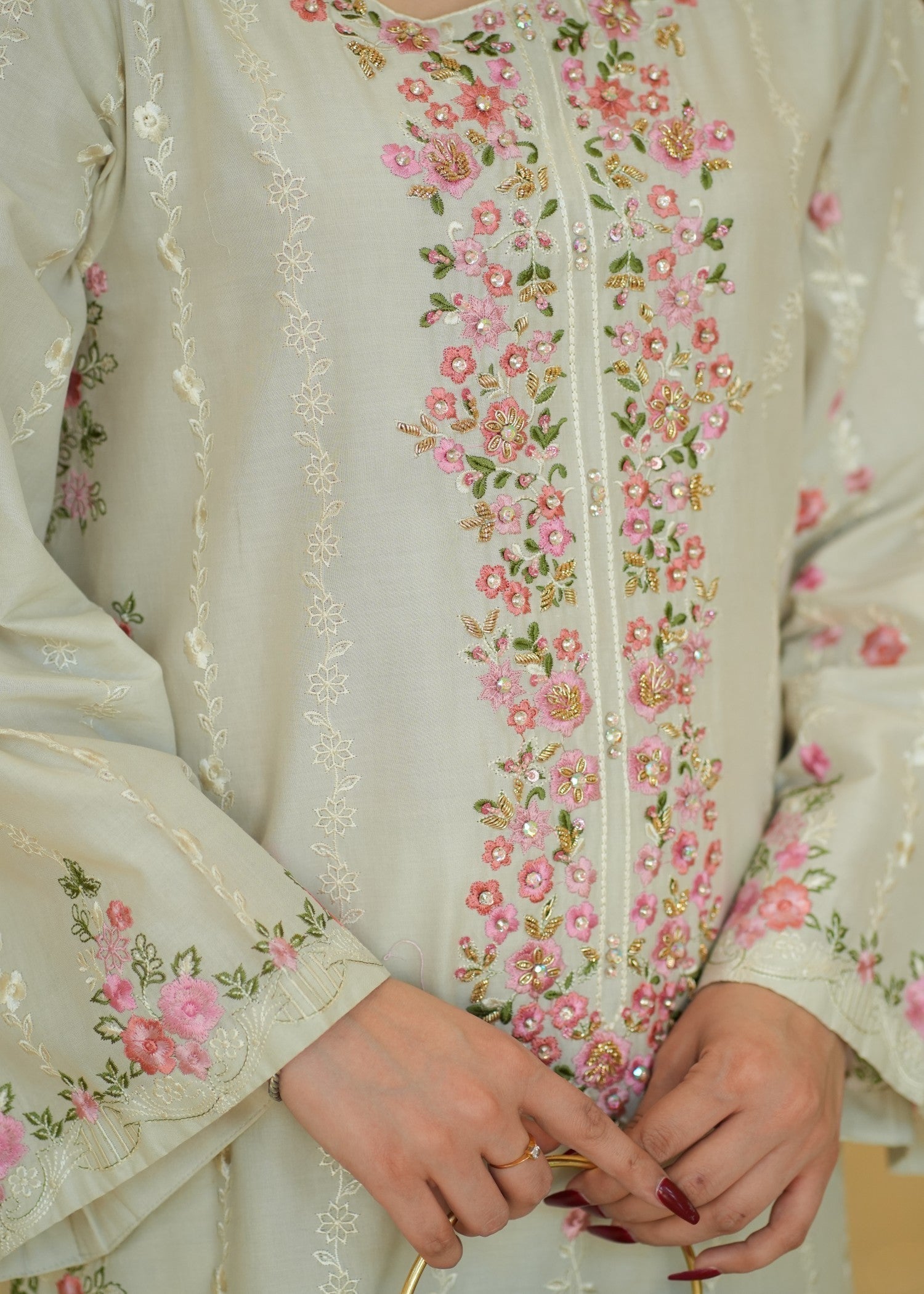 Sahibas By Mirza Adaab Ivory Women 2pcs