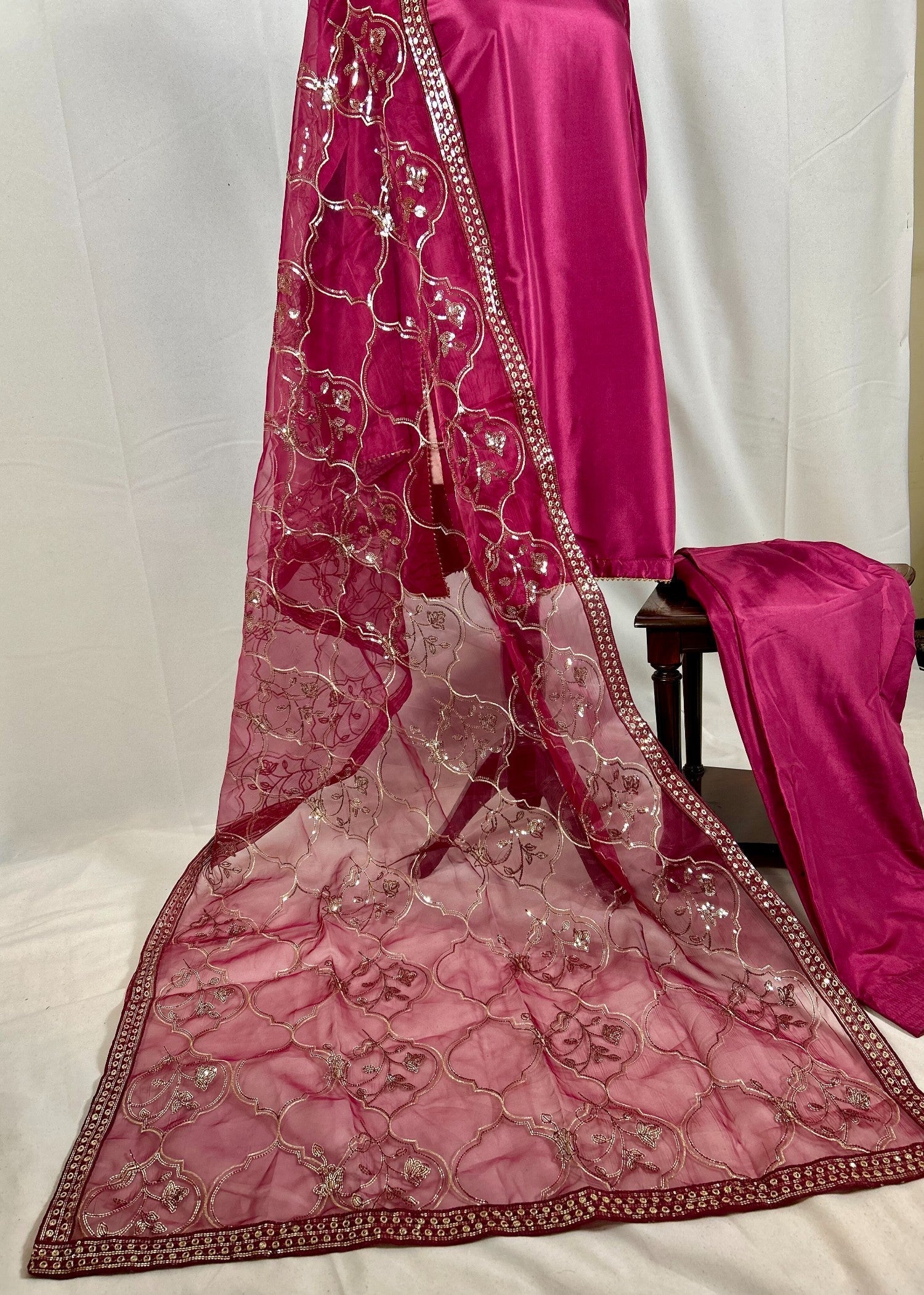 Abana Farshi Shalwar Hot Pink Women 3pcs