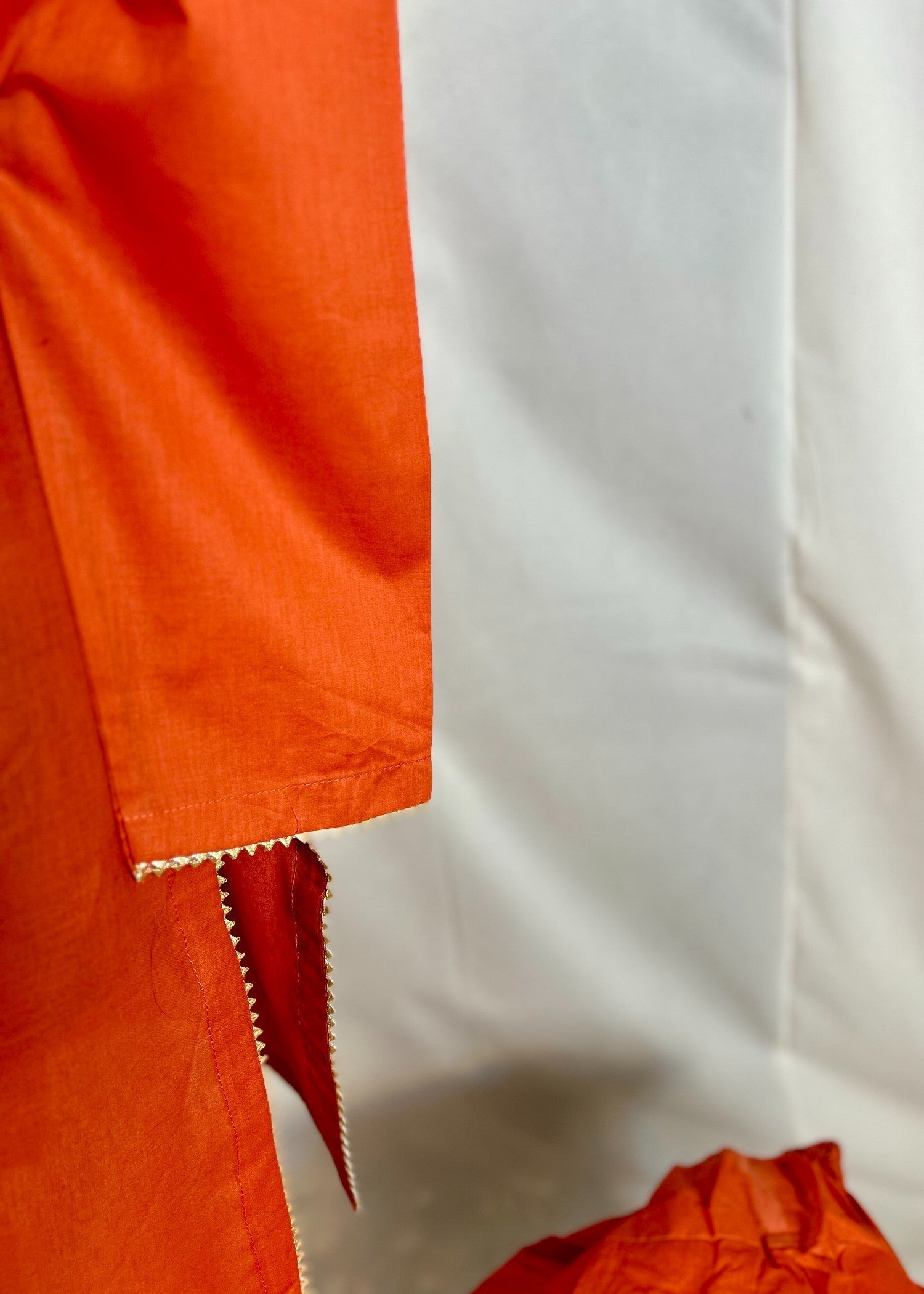 Abana Farshi Shalwar Sunset Orange Women 3pcs