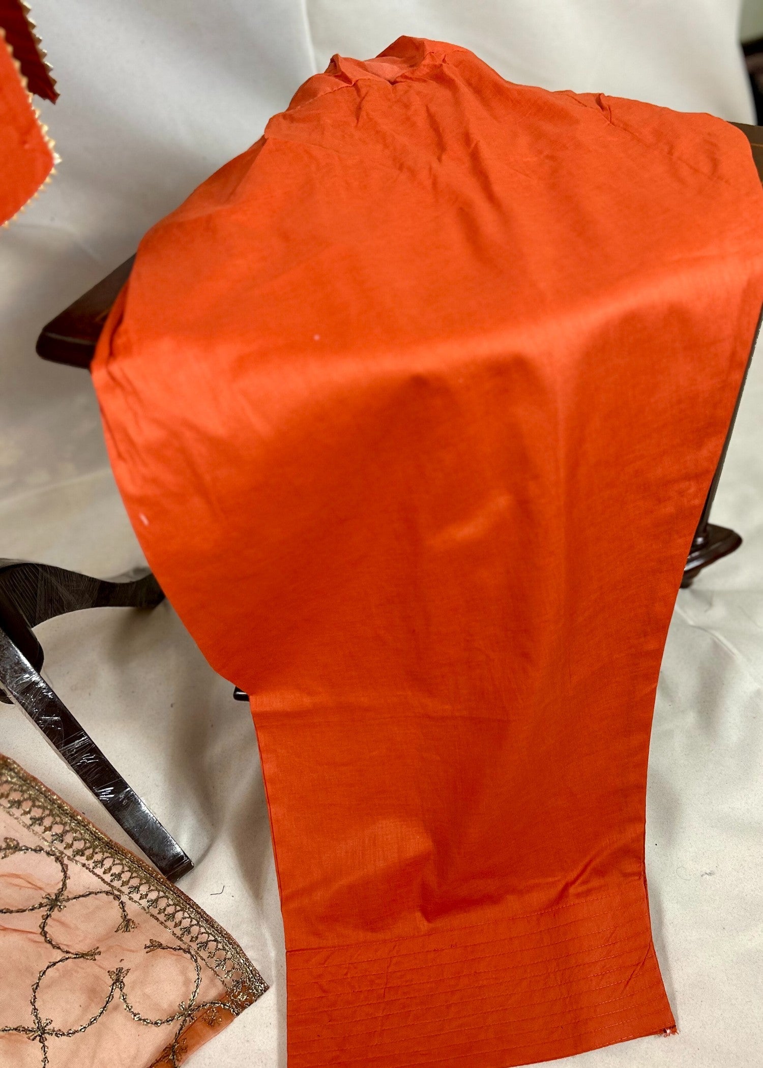 Abana Farshi Shalwar Sunset Orange Women 3pcs