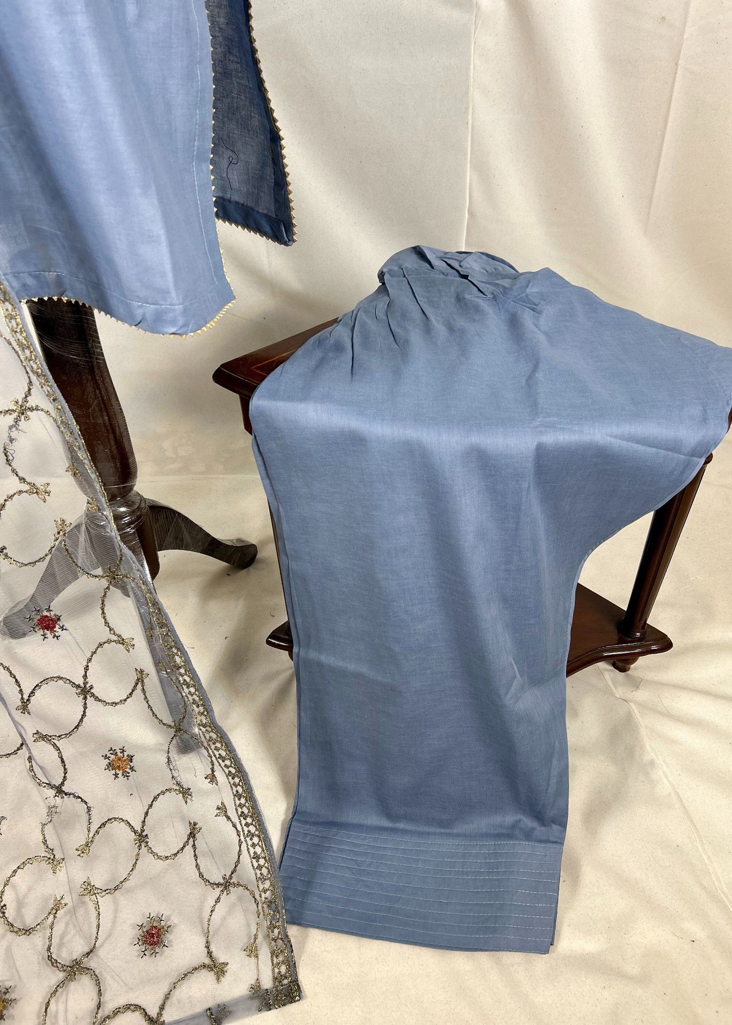 Abana Farshi Shalwar Grey Women 3pcs