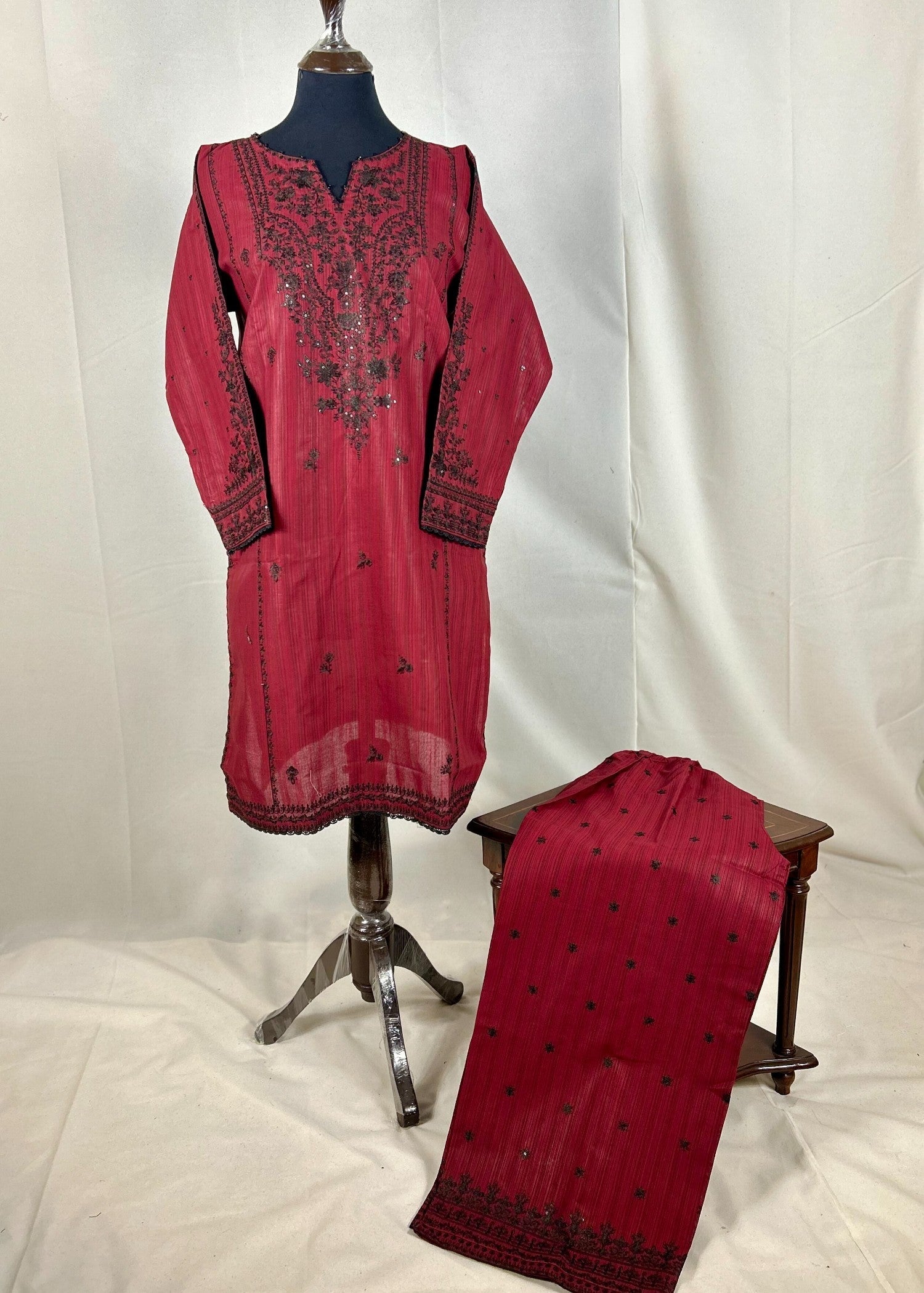 Abana Maroon Sequence Women 3pcs