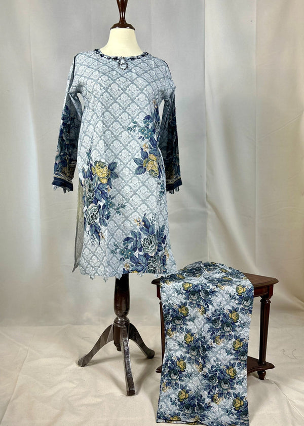 Abana Steal Grey Lawn Women 2pcs