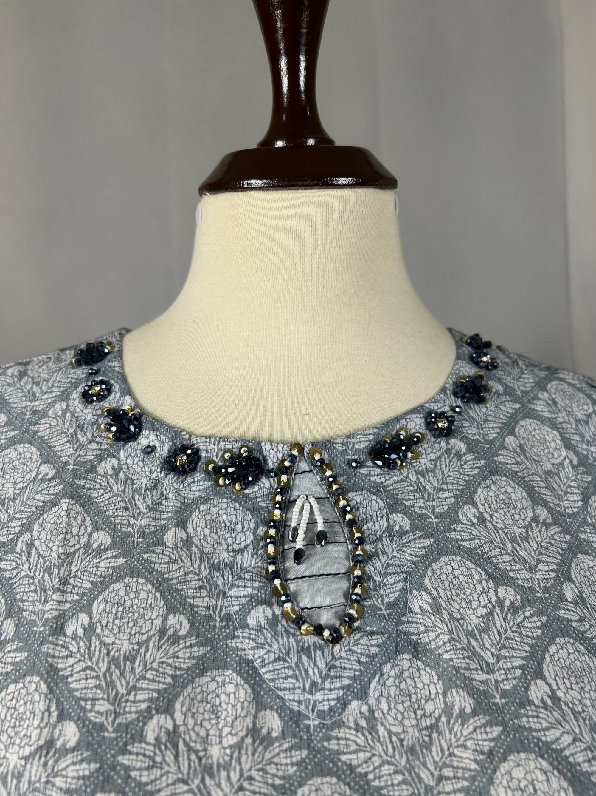 Abana Steal Grey Lawn Women 2pcs