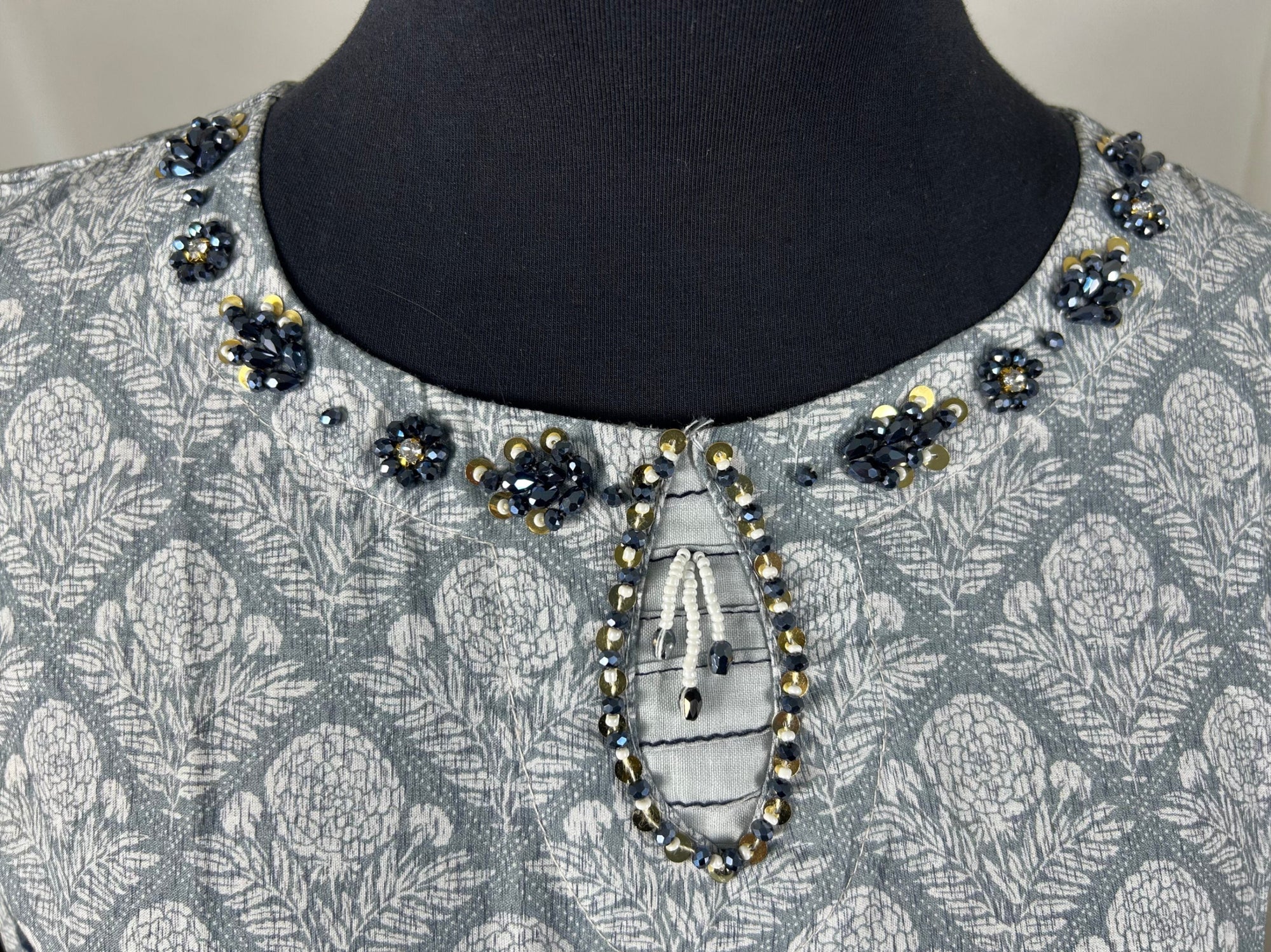 Abana Steal Grey Lawn Women 2pcs