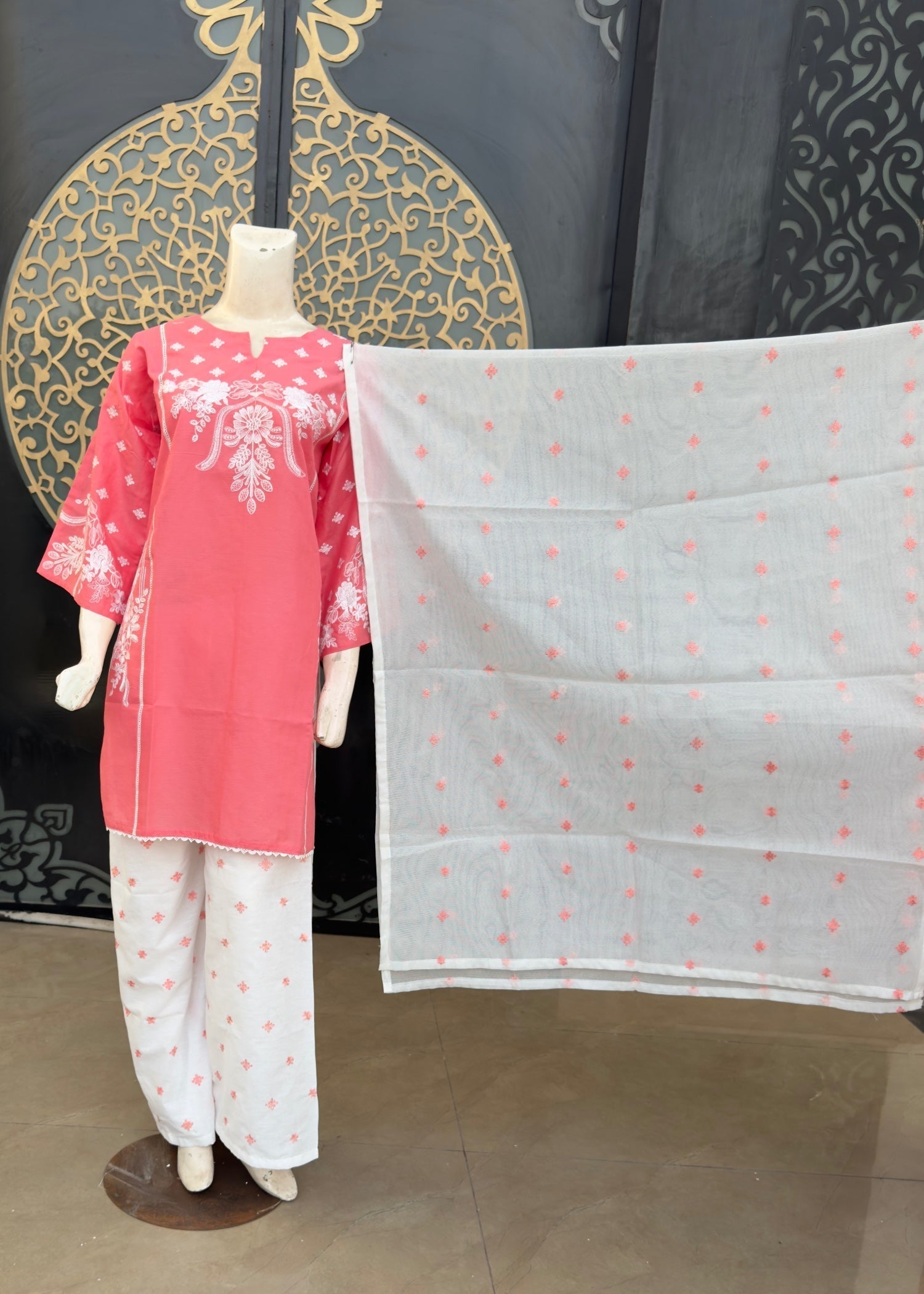 Noir Cotton Stitched Jp50(pp) Pink Women 3pcs