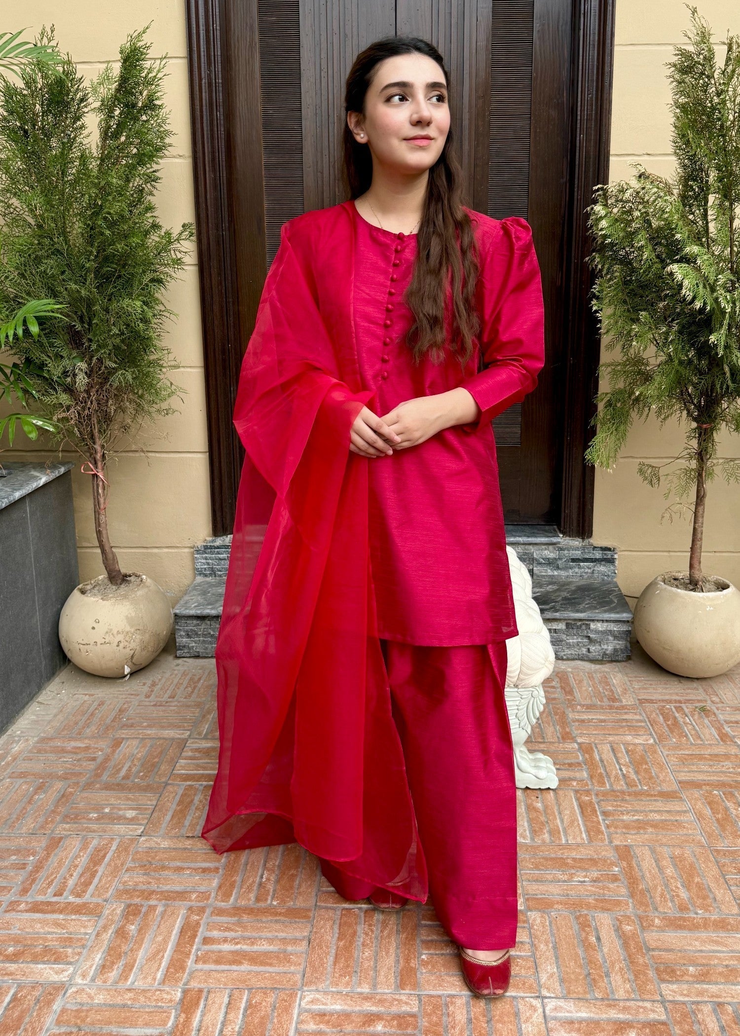 Teen Meter Cherry Red Women 3pcs