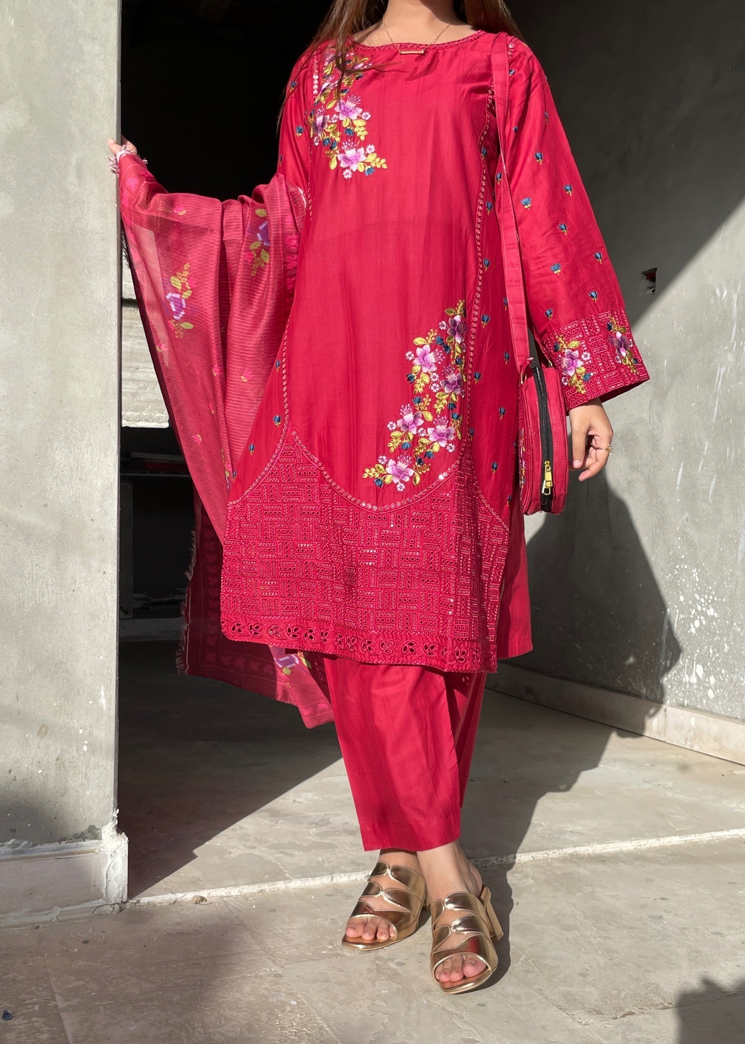 Suits By Sadia LAWN CHEERY WITH BAG Women 4pcs