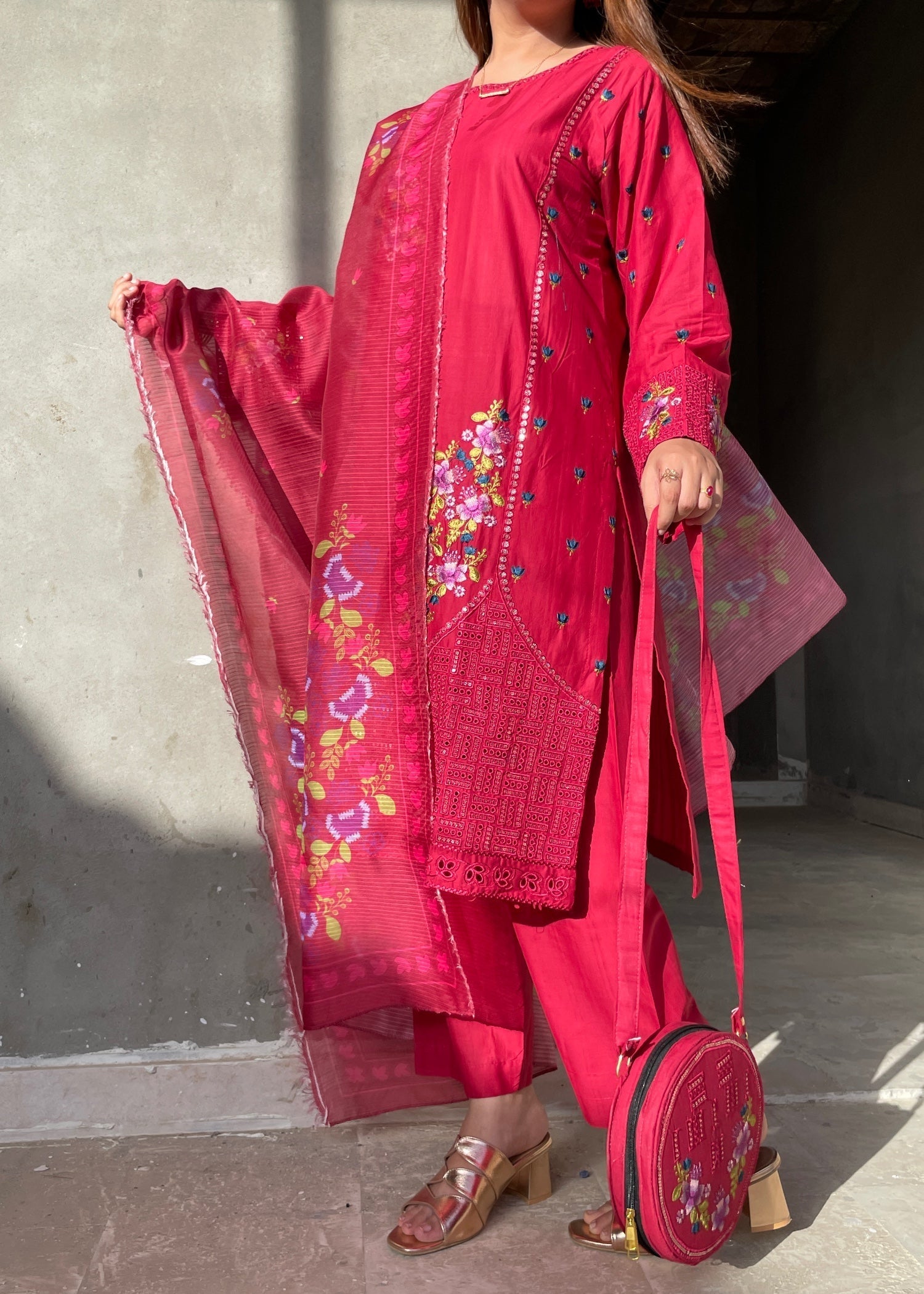 Suits By Sadia LAWN CHEERY WITH BAG Women 4pcs