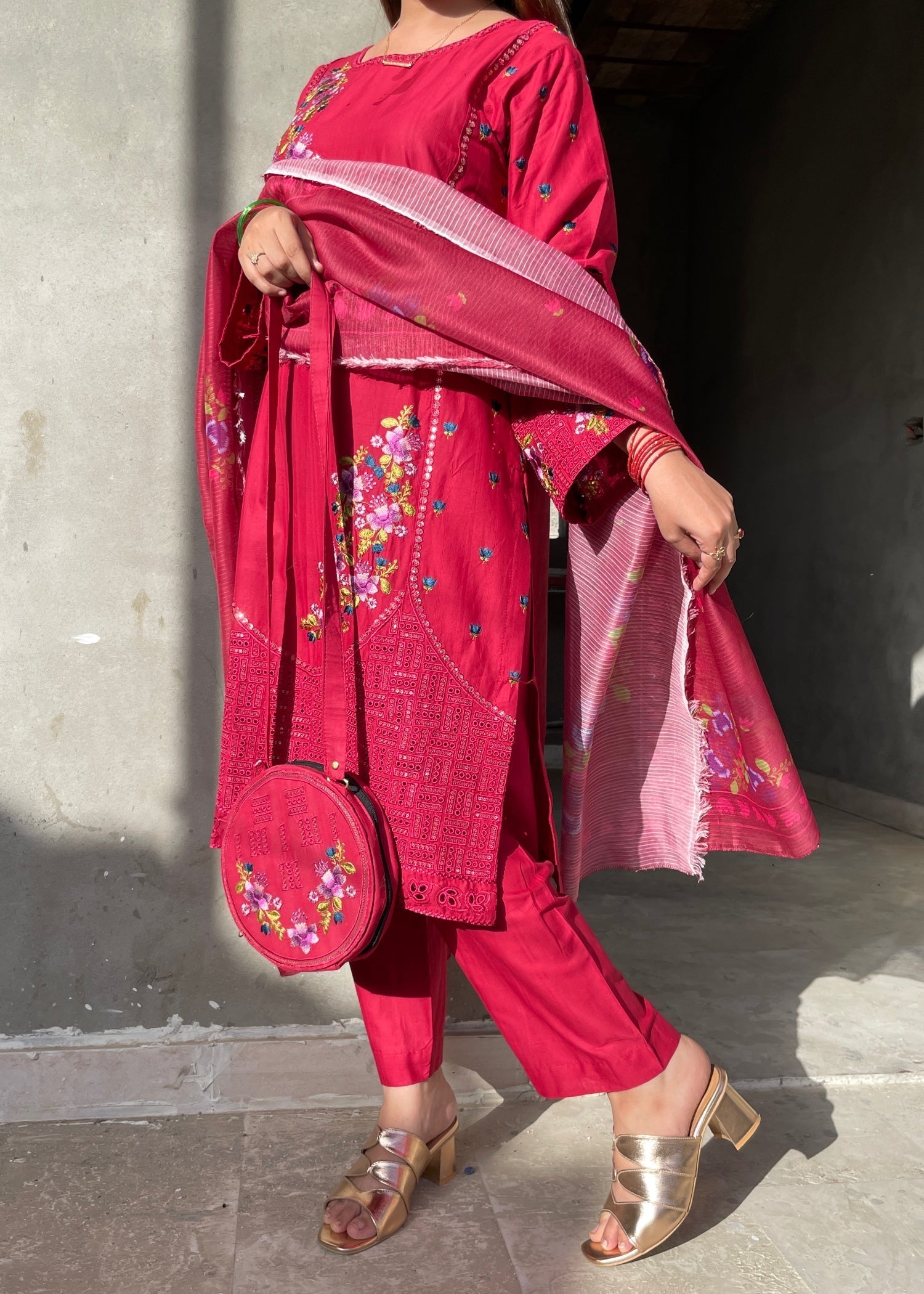 Suits By Sadia LAWN CHEERY WITH BAG Women 4pcs