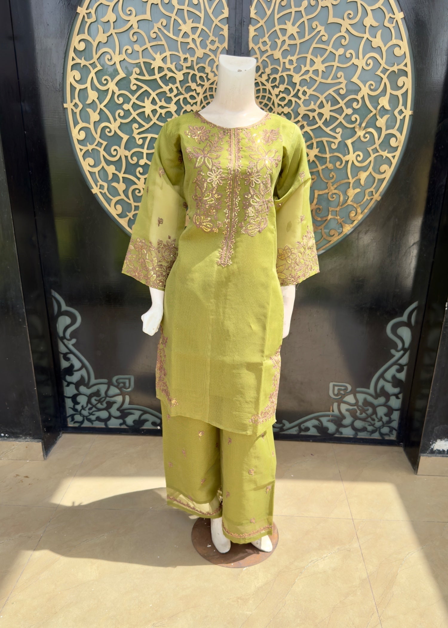 Noir Sitched (Jp54) Green Women 3pcs