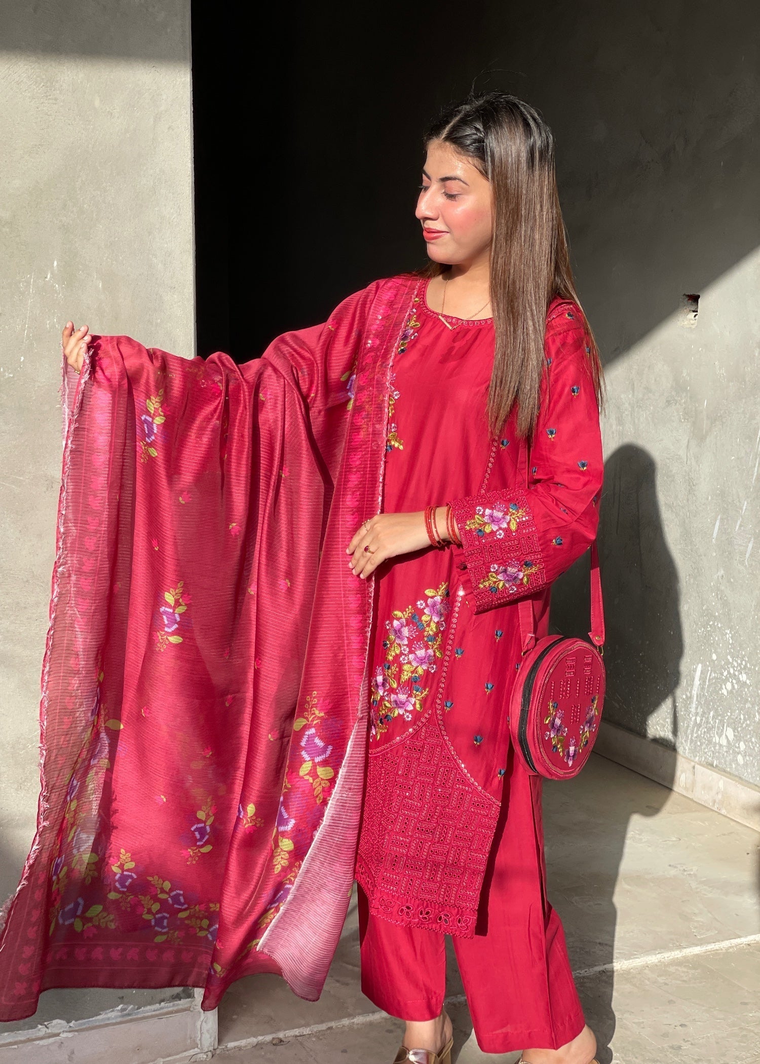 Suits By Sadia LAWN CHEERY WITH BAG Women 4pcs