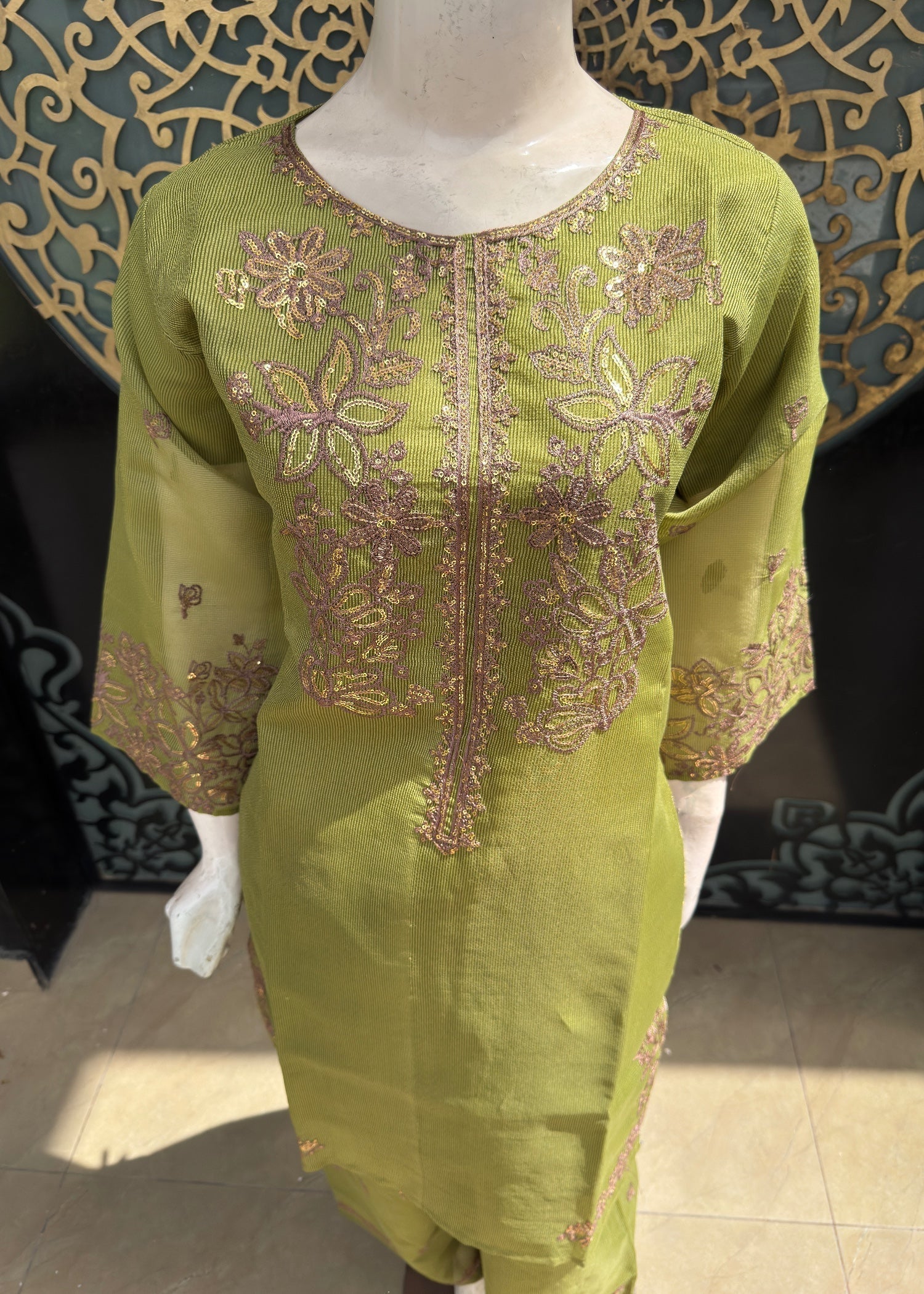 Noir Sitched (Jp54) Green Women 3pcs