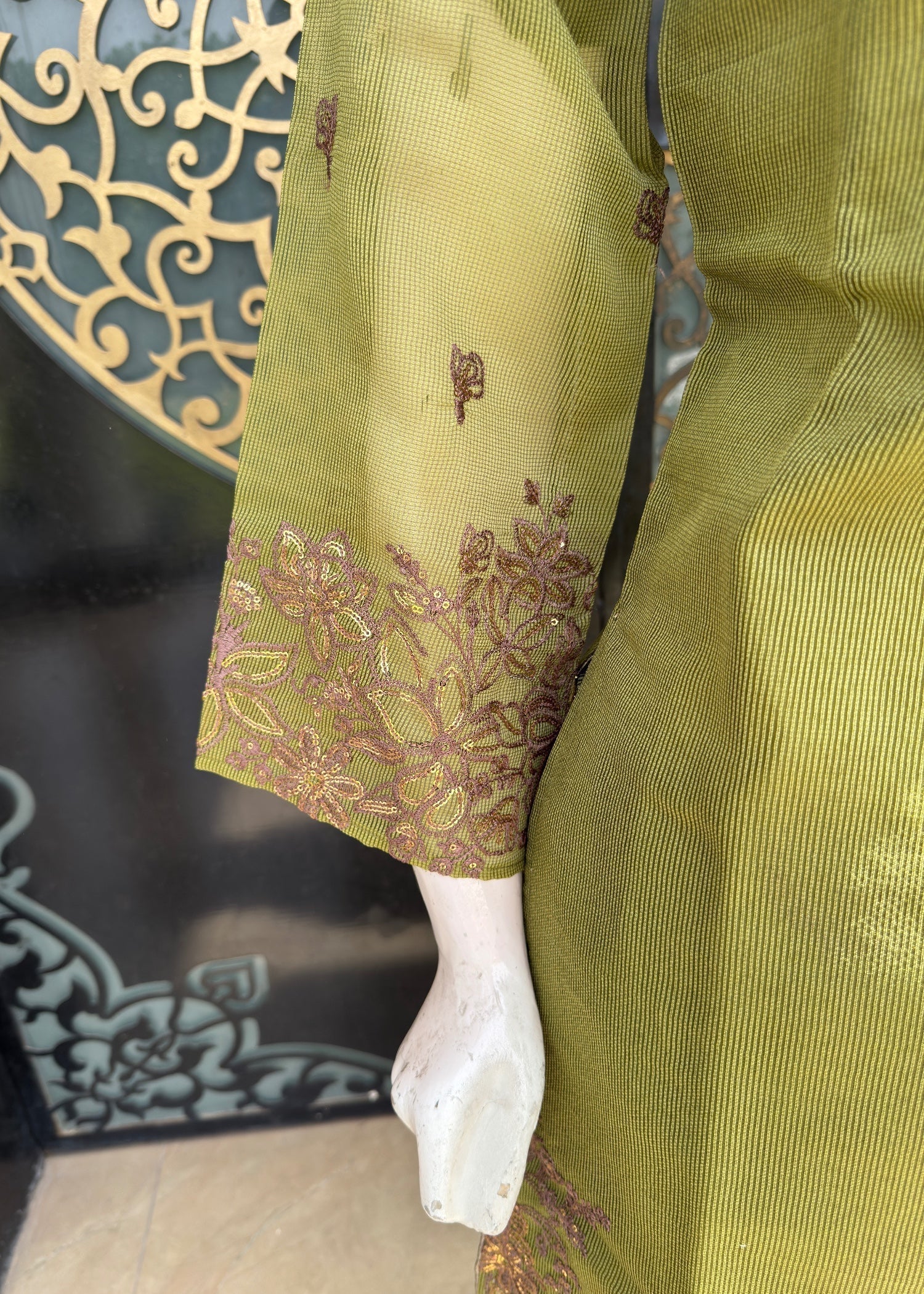 Noir Sitched (Jp54) Green Women 3pcs