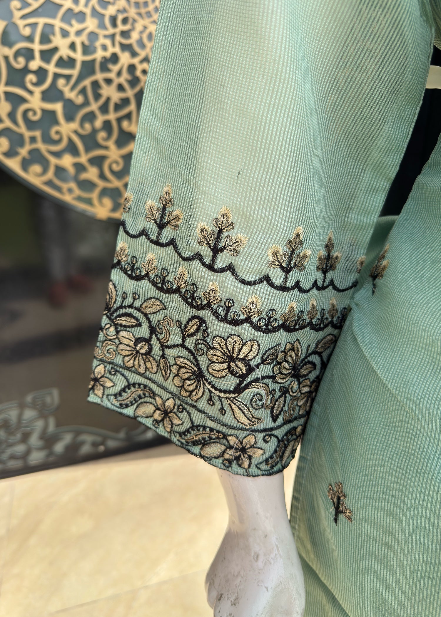 Noir Stitched Jp54 2Green Women 3pcs