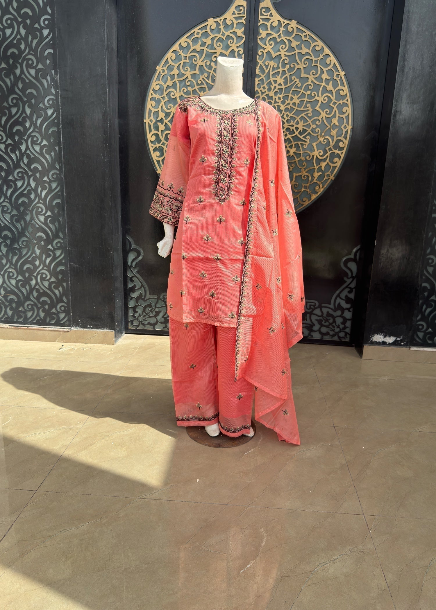 Noir Stitched Jp54 peach Women 3pcs