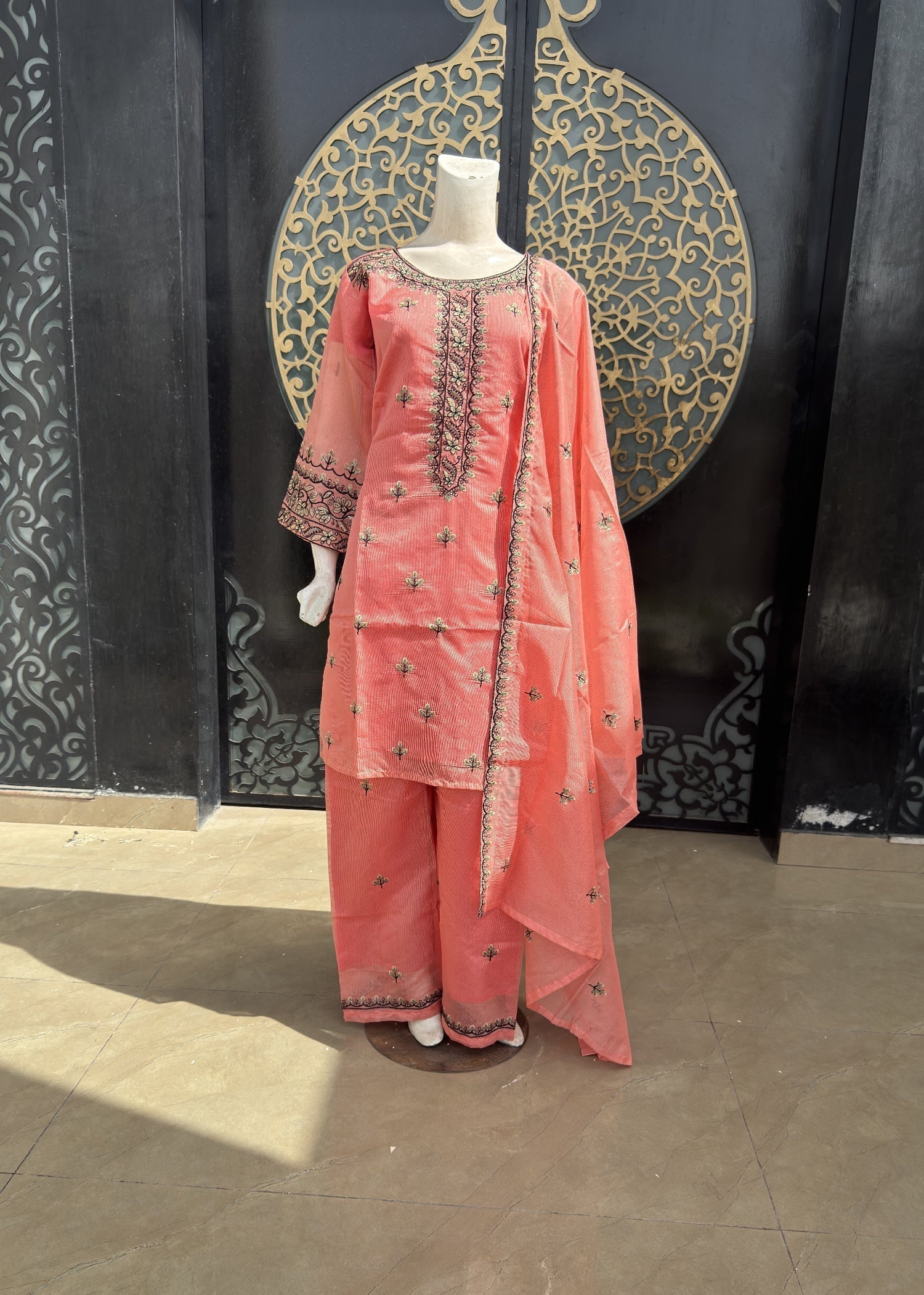 Noir Stitched Jp54 peach Women 3pcs