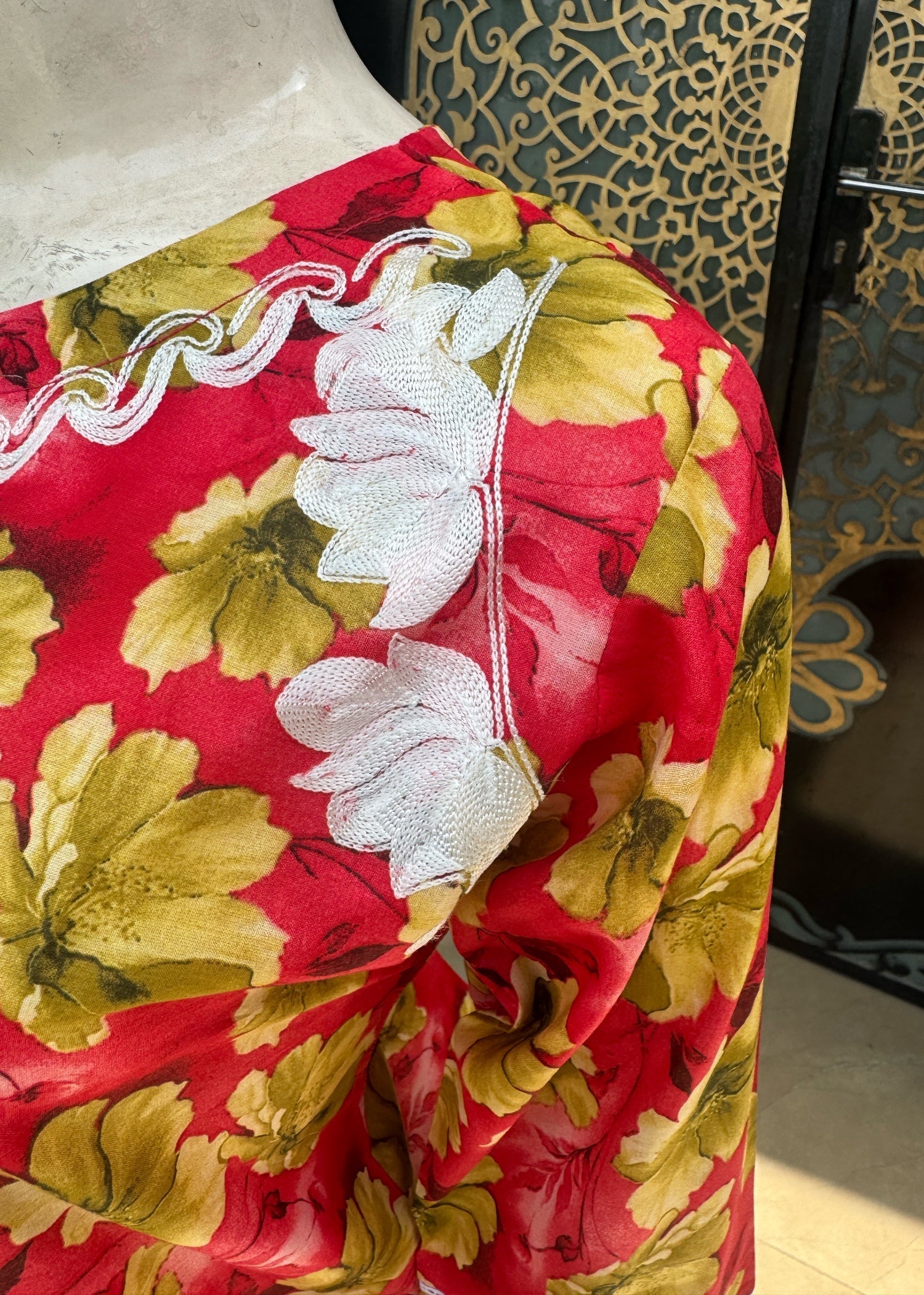 Noir Lawn Stitched Embroidered Duppata (jp60) Women 3pcs