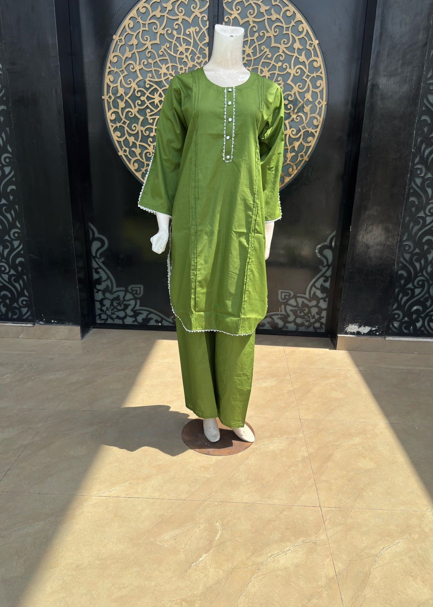 Noir Stitched (jp36) Green Women 2pcs