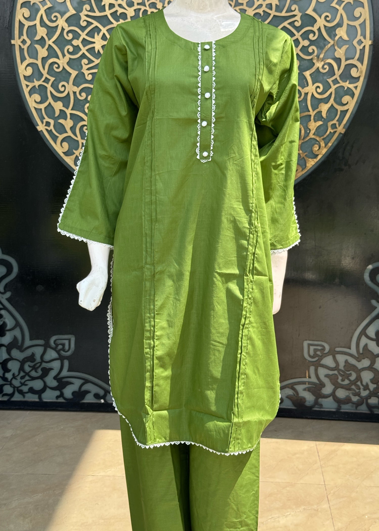 Noir Stitched (jp36) Green Women 2pcs