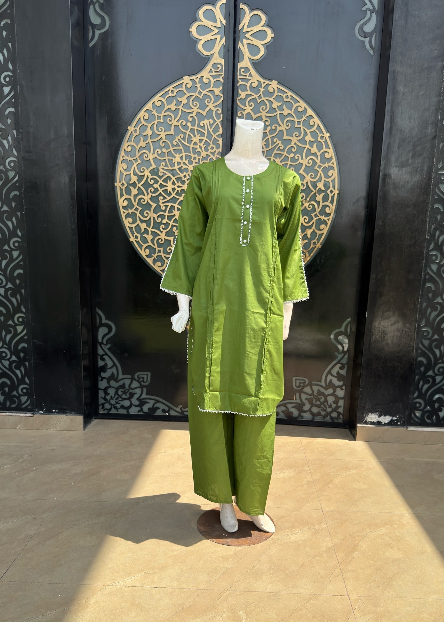 Noir Stitched (jp36) Green Women 2pcs