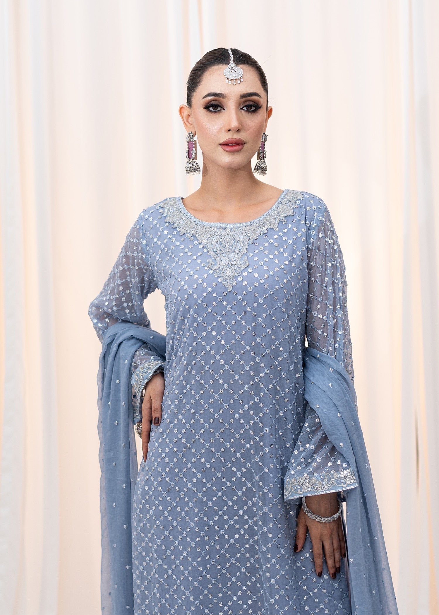 Agha Jaan AZURE Women 3pcs