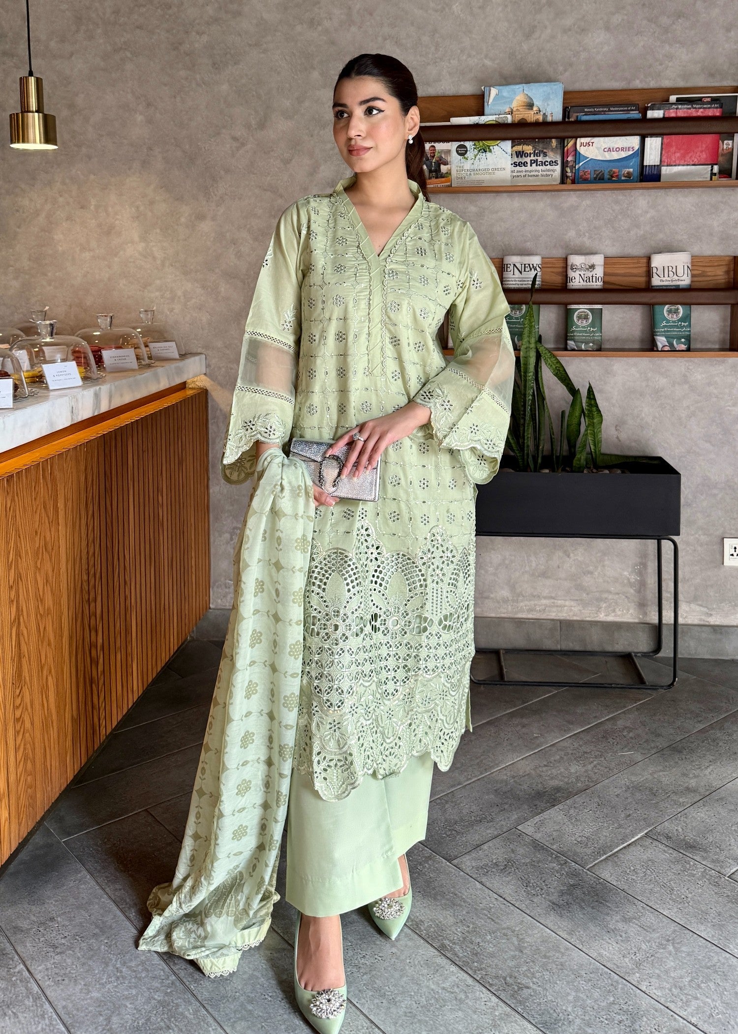 Waniya Awais WAL V1 D#3 Stitched Women 3pcs