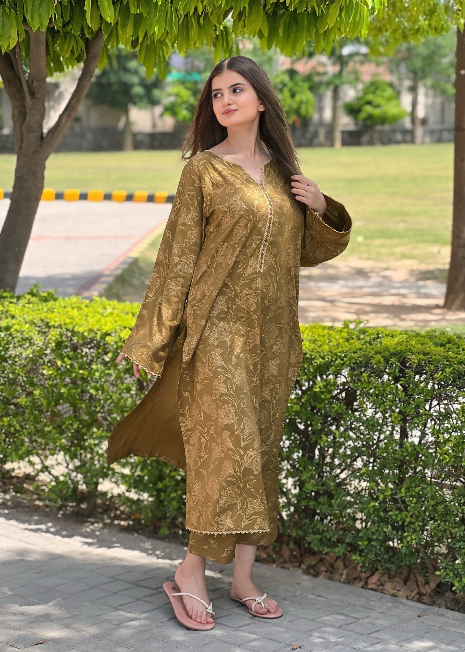 B.K Clothings amber dust Women 2pcs