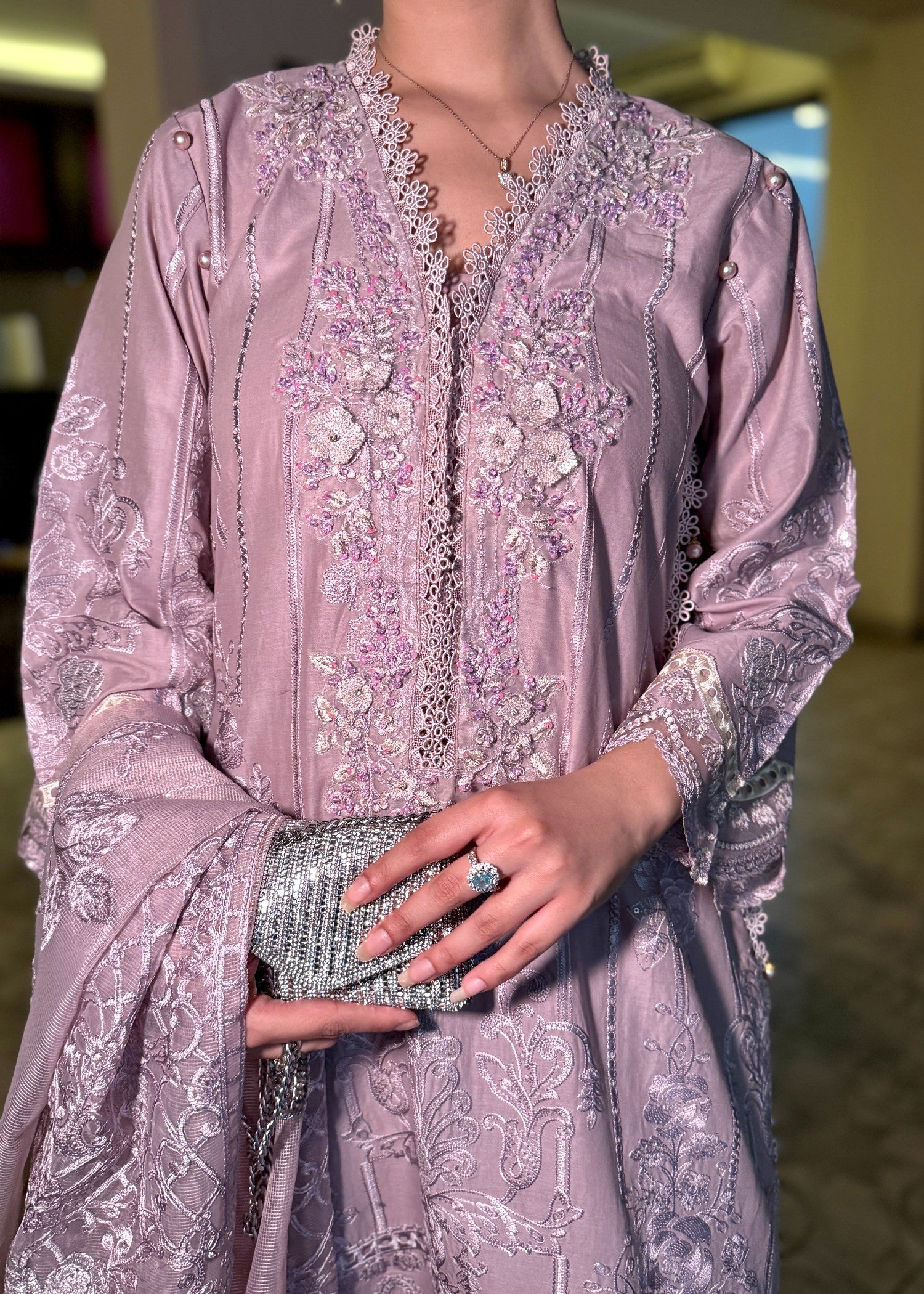 Waniya Awais WAL 60 Stitched Women 3pcs